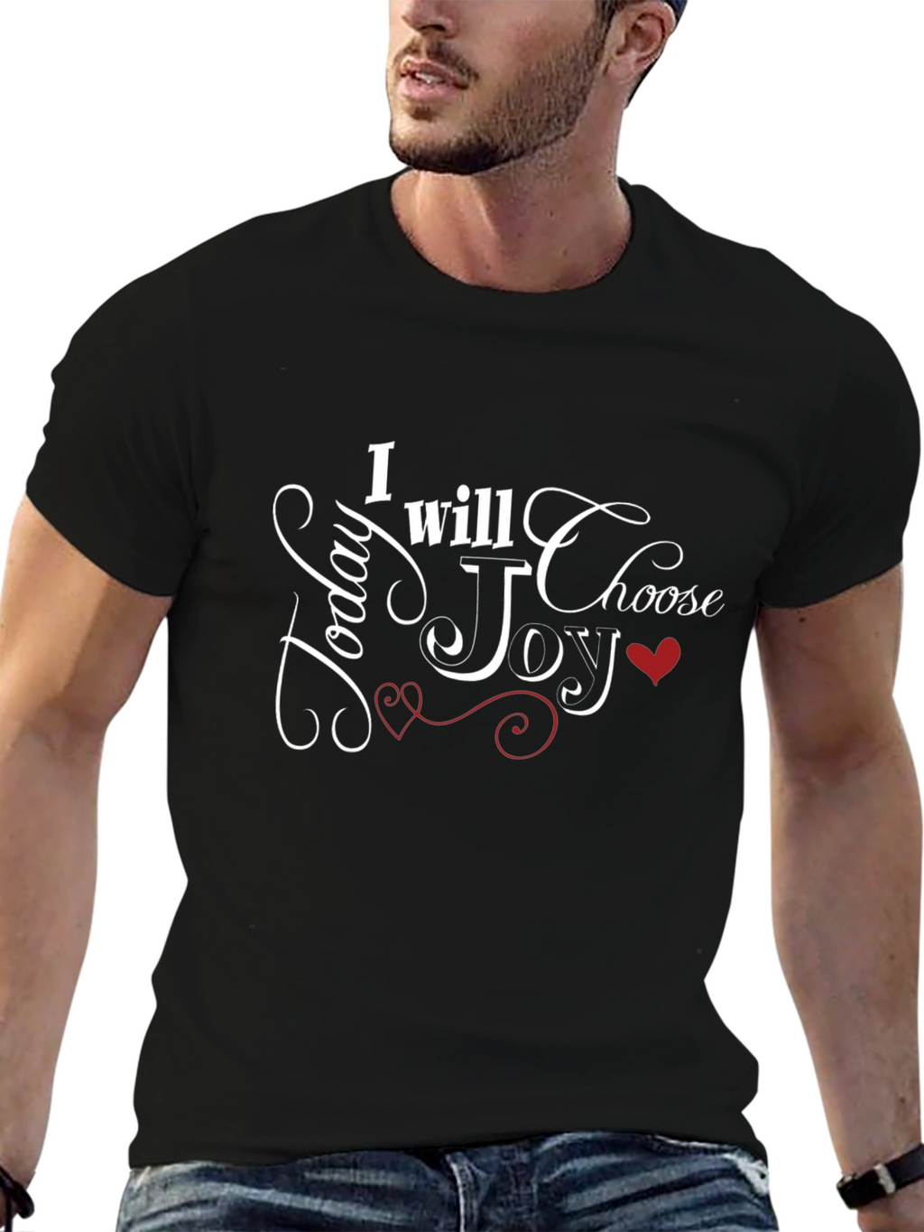 Today I Will Choose Joy Black T-Shirt