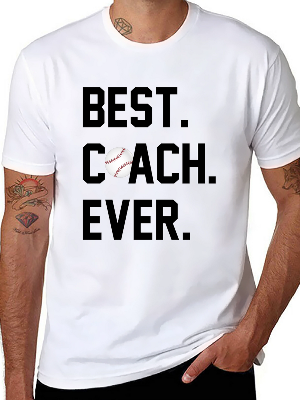 Best Coach Ever Baseball T-Shirt
