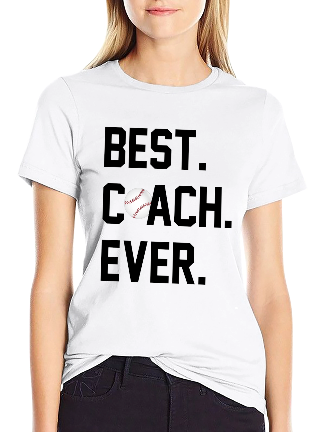 Best Coach Ever Baseball T-Shirt