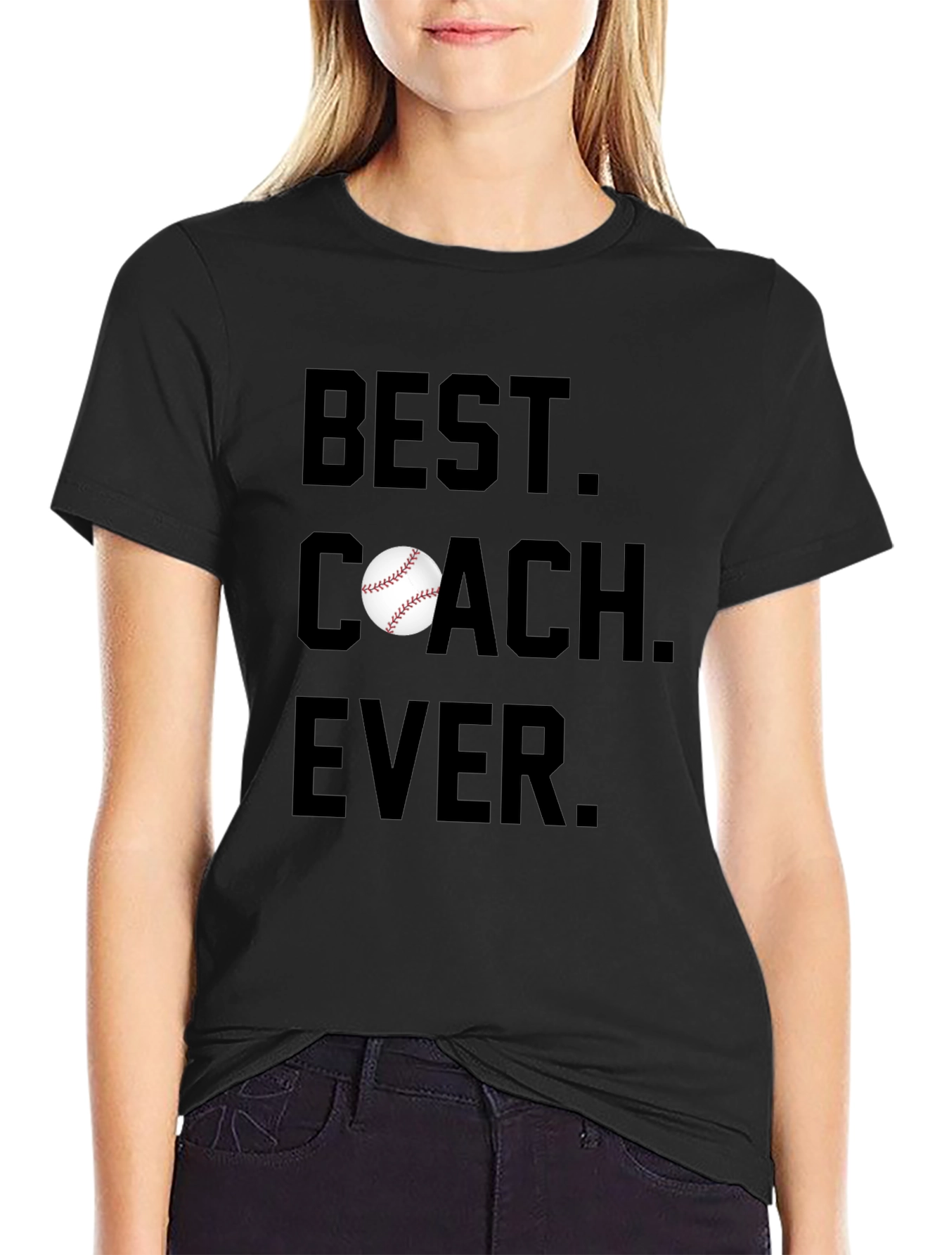 Best Coach Ever Baseball T-Shirt