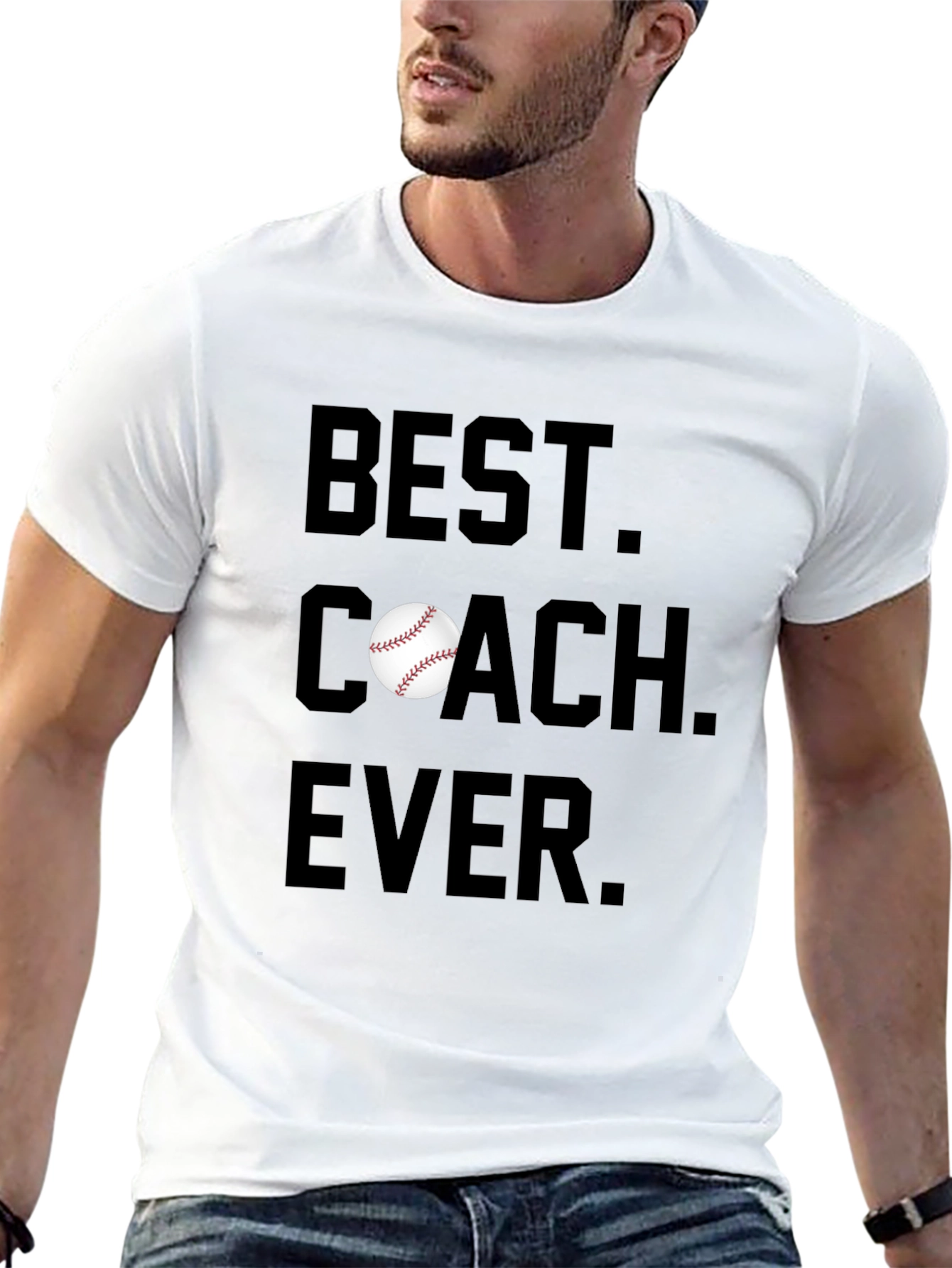Best Coach Ever Baseball T-Shirt