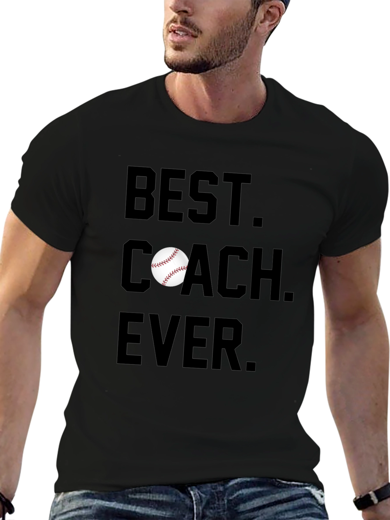 Best Coach Ever Baseball T-Shirt