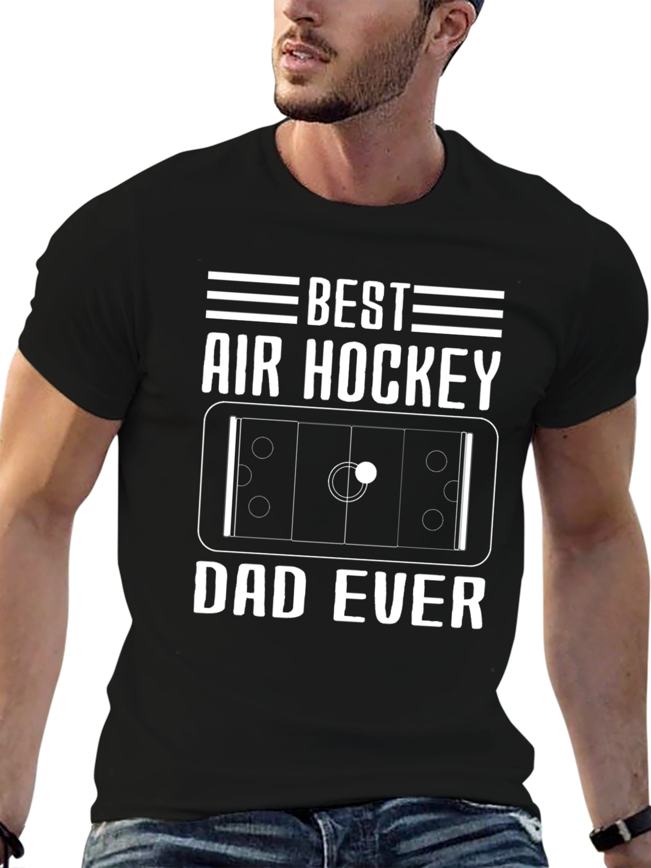 Best Air Hockey Dad Ever T-Shirt