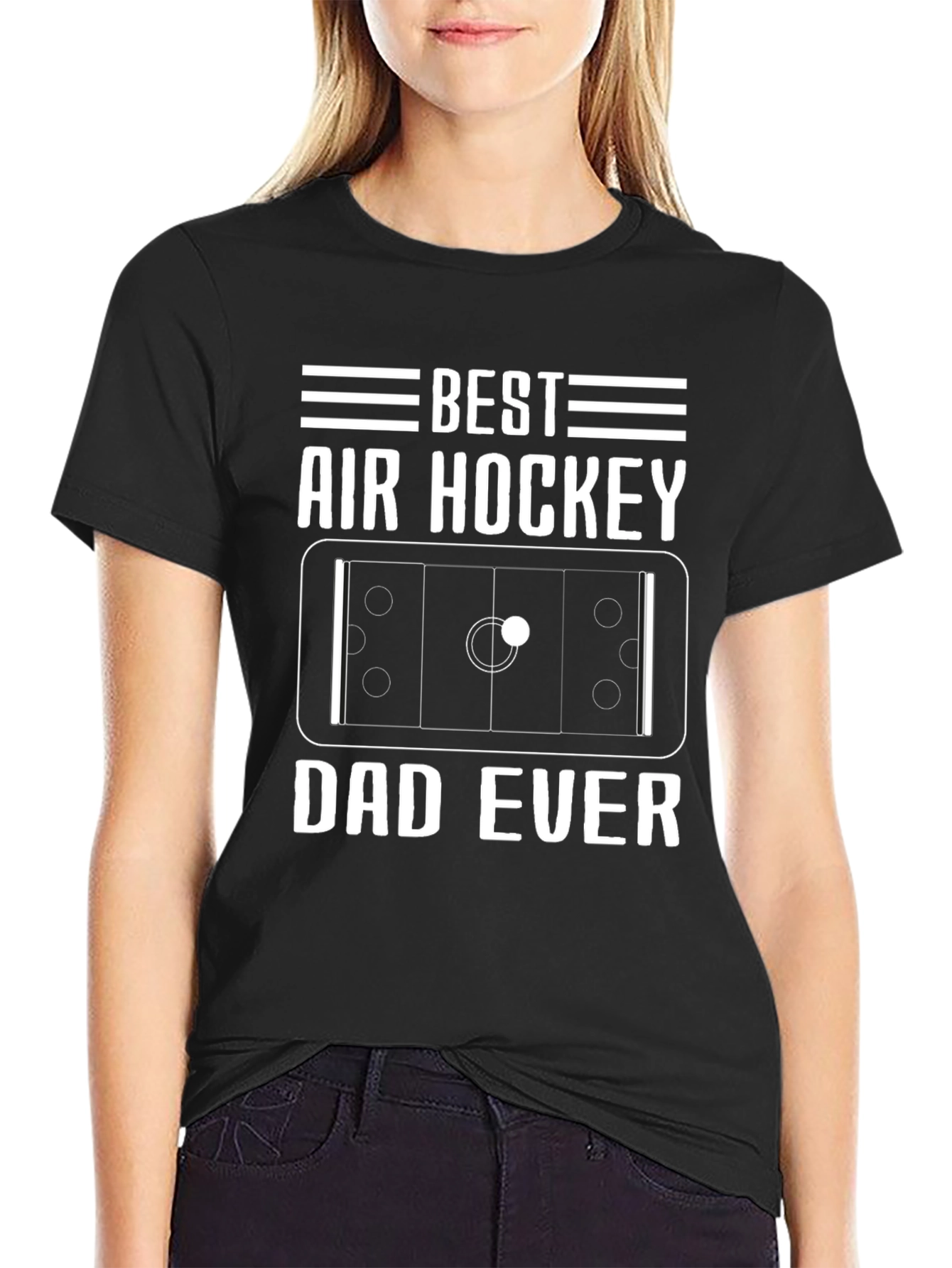 Best Air Hockey Dad Ever T-Shirt