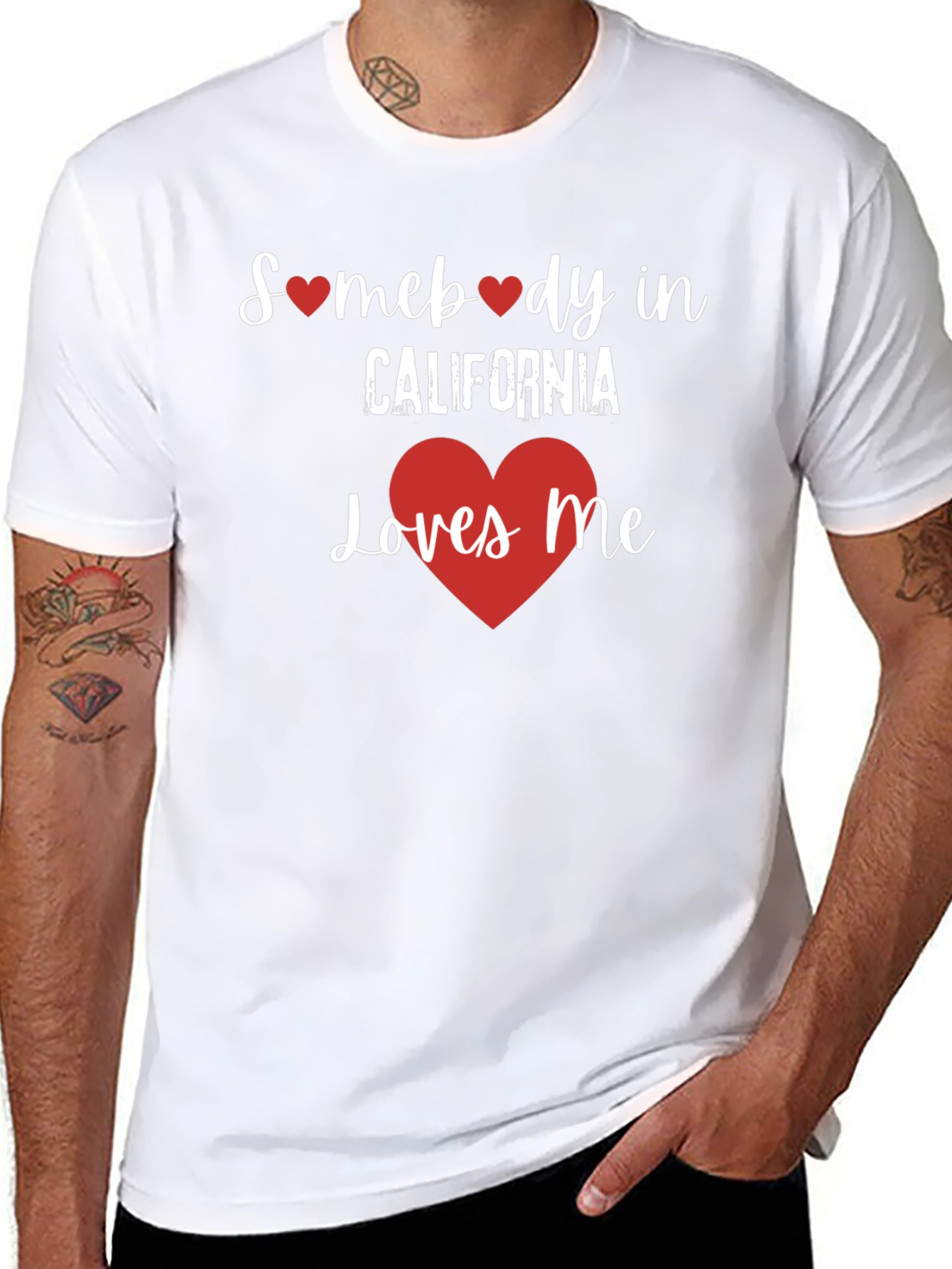 Somebody in California Loves Me T-Shirt