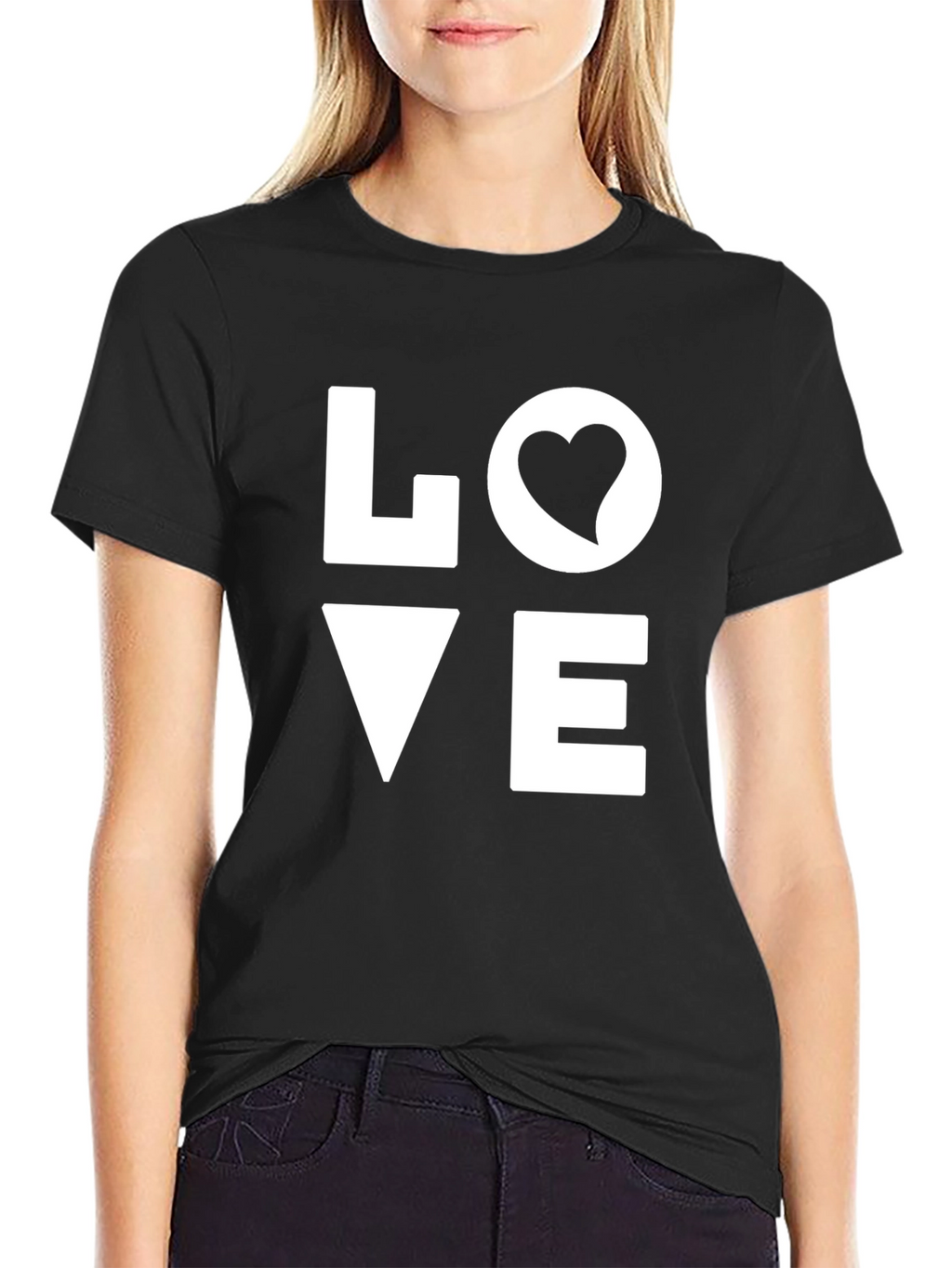 LOVE Graphic Black T-Shirt