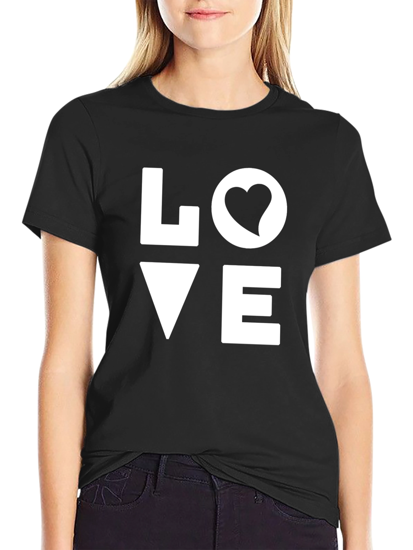 LOVE Graphic Black T-Shirt