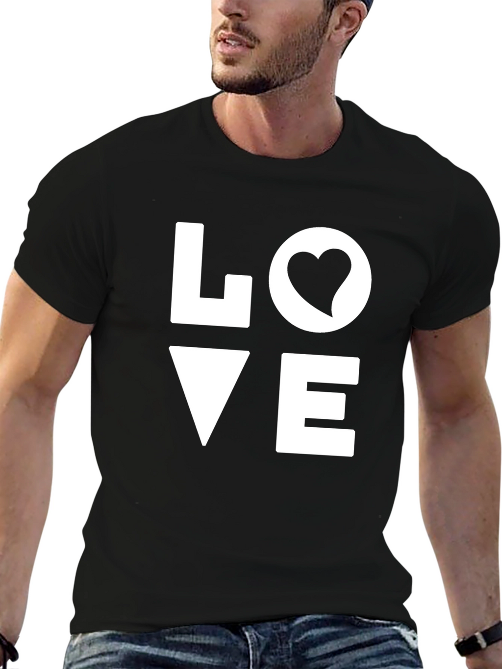 LOVE Graphic Black T-Shirt