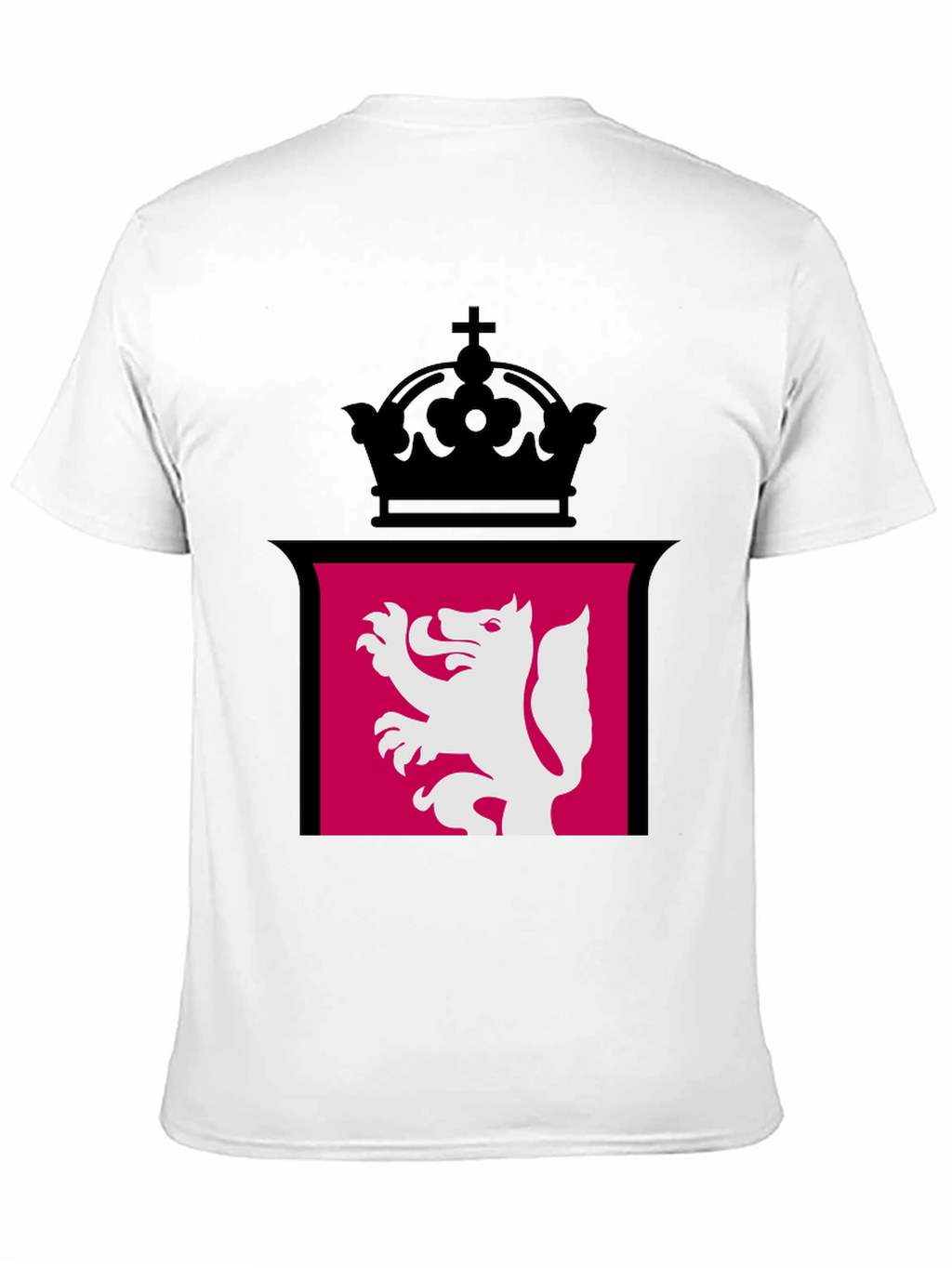 Lion Rampant Crown Black T-Shirt