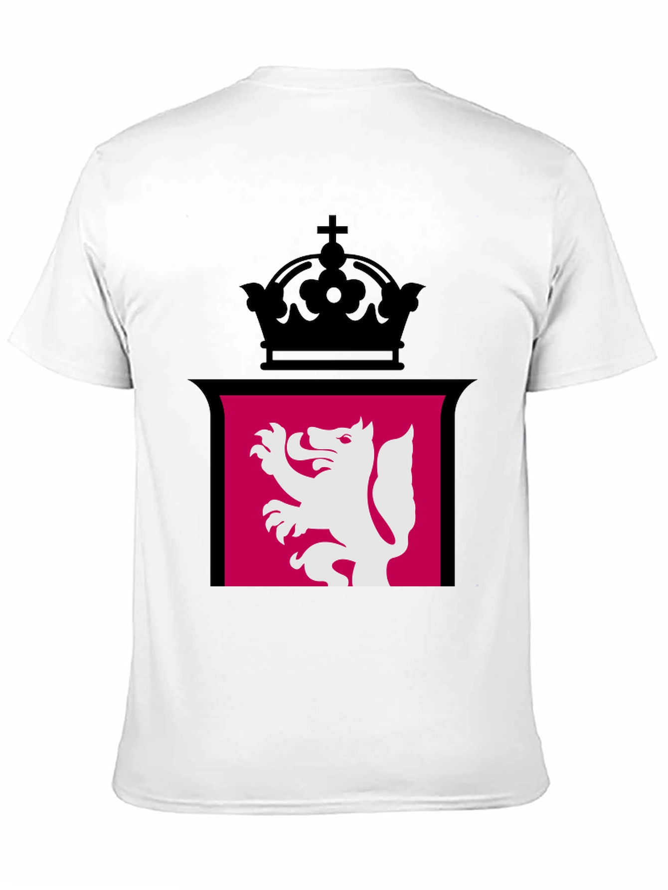 Lion Rampant Crown Black T-Shirt