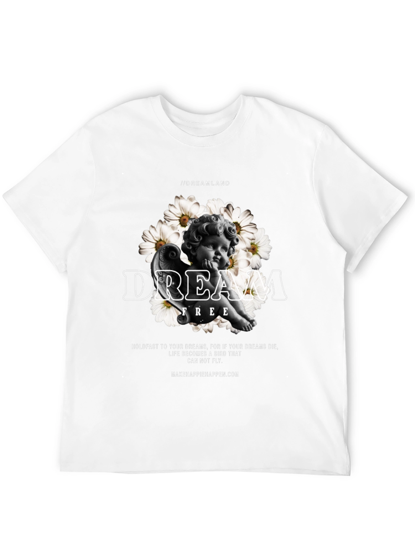 Dreamland Graphic Print Black T-Shirt