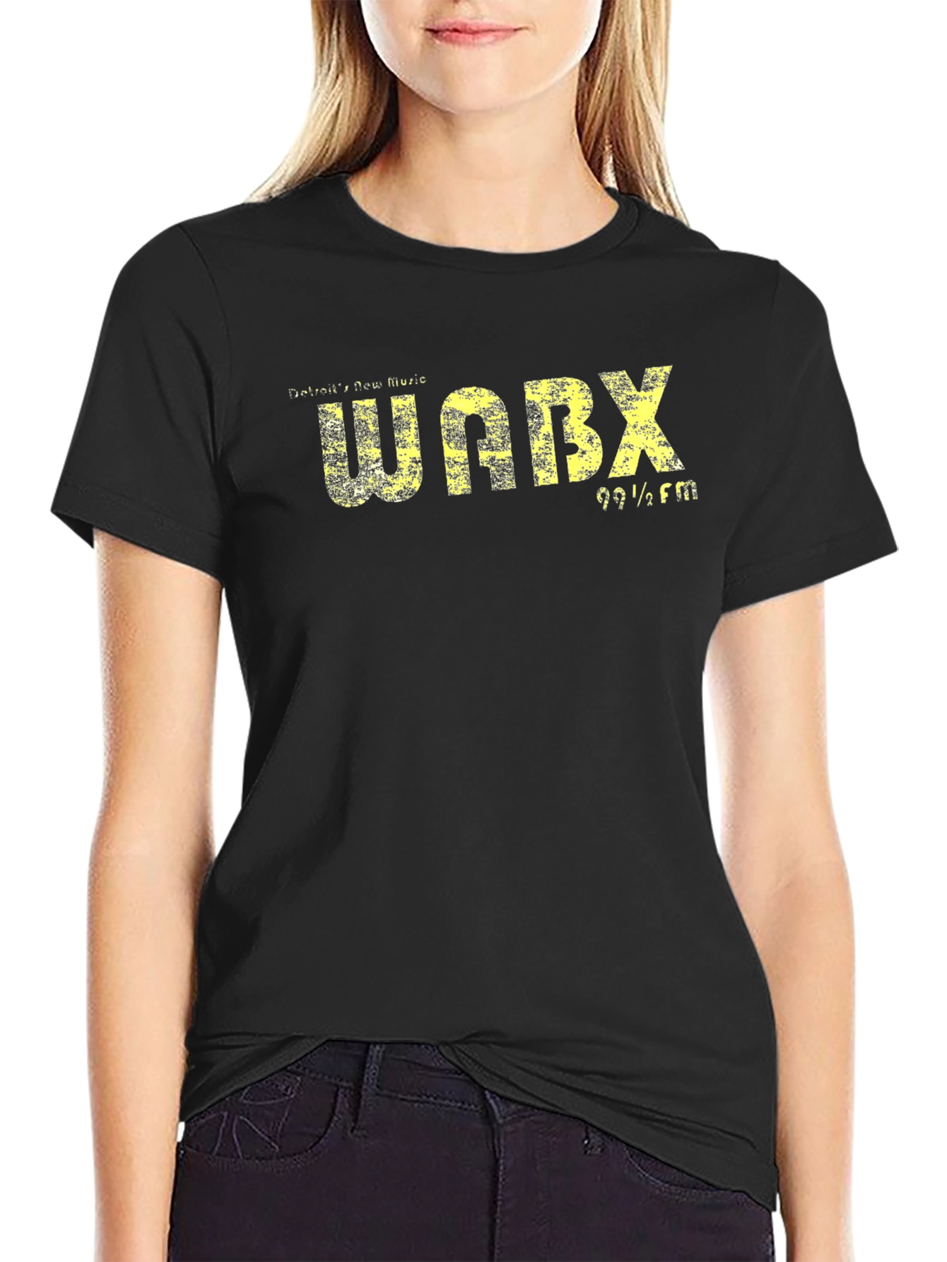 WABX 99 1/2 FM Detroit T-Shirt - Retro Music Tee