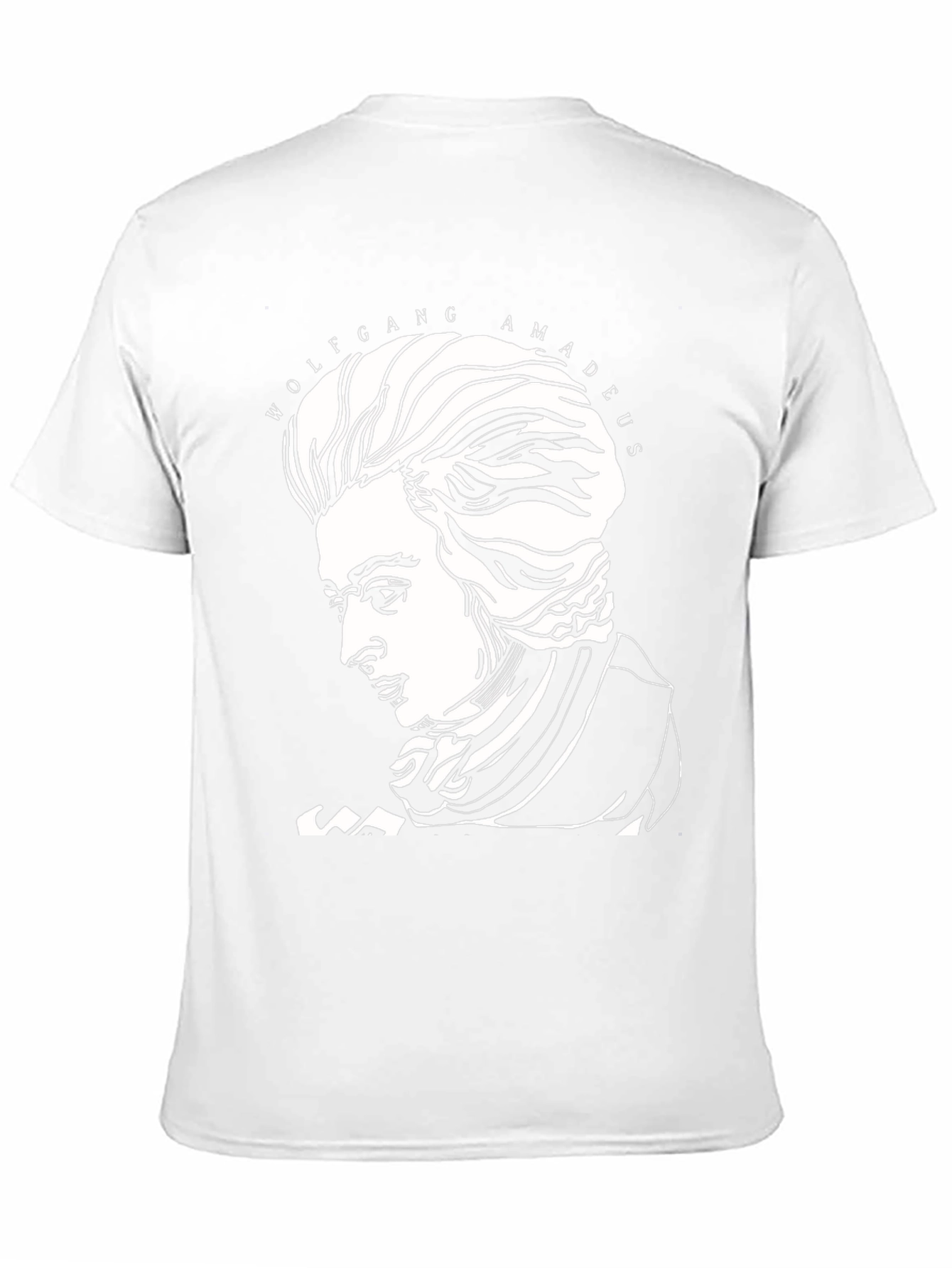 Wolfgang Amadeus Mozart Graphic Tee - Black