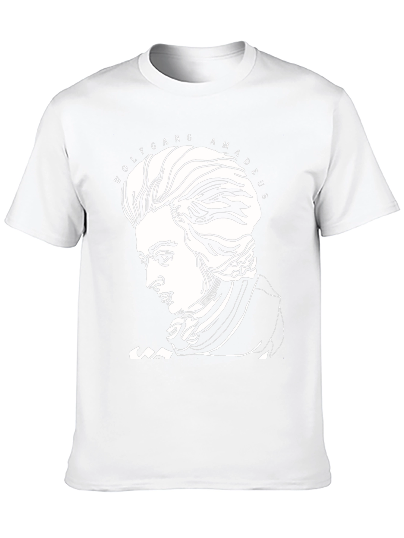 Wolfgang Amadeus Mozart Graphic Tee - Black