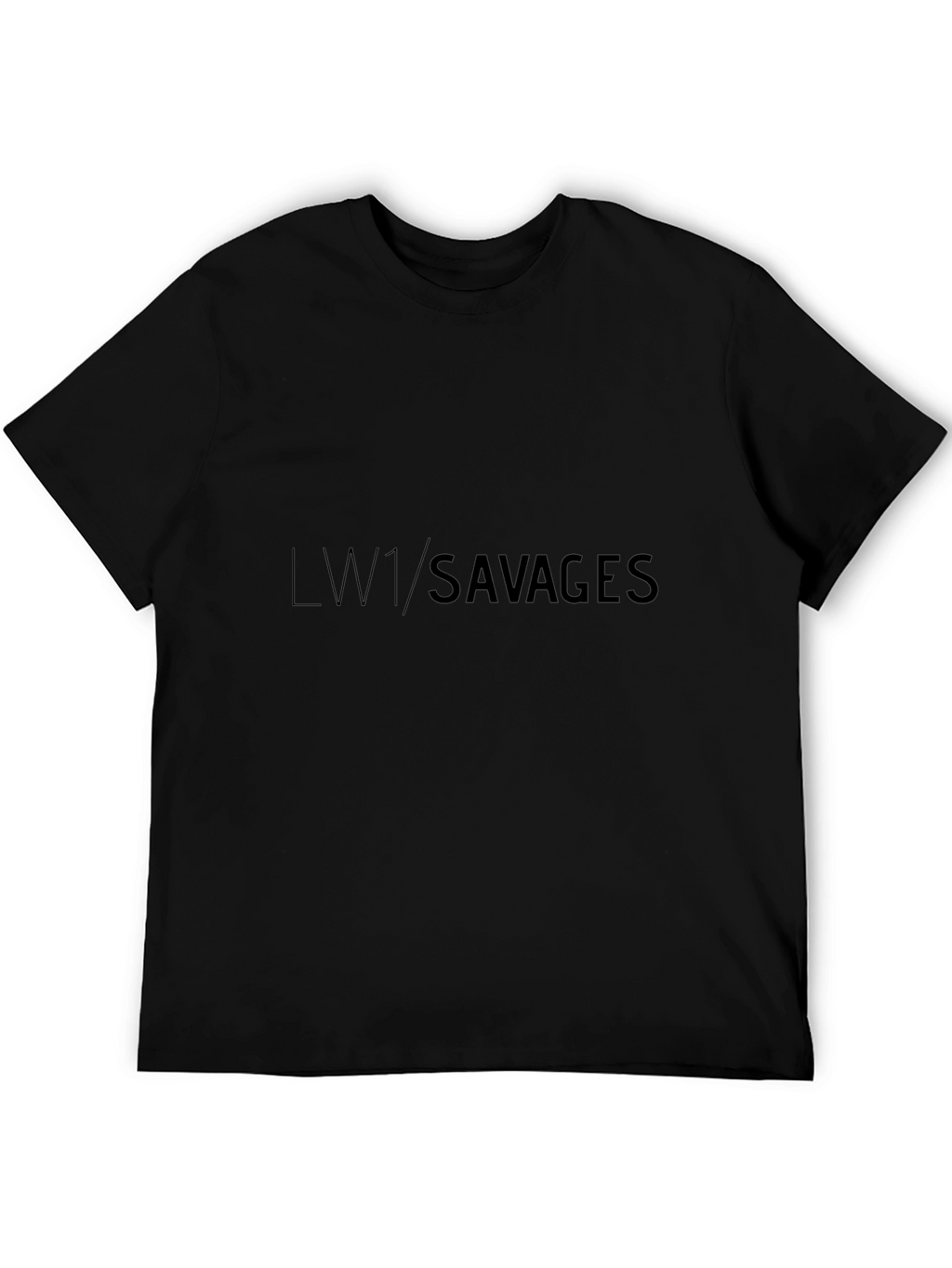 LW1/Savages Black Graphic Tee
