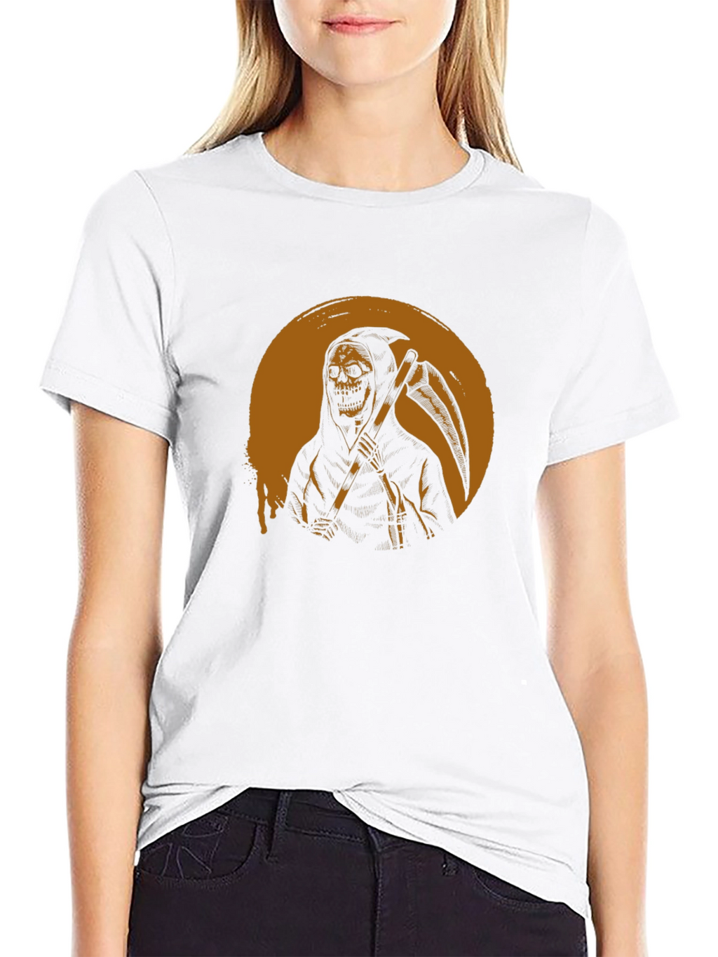 Grim Reaper Graphic Black T-Shirt