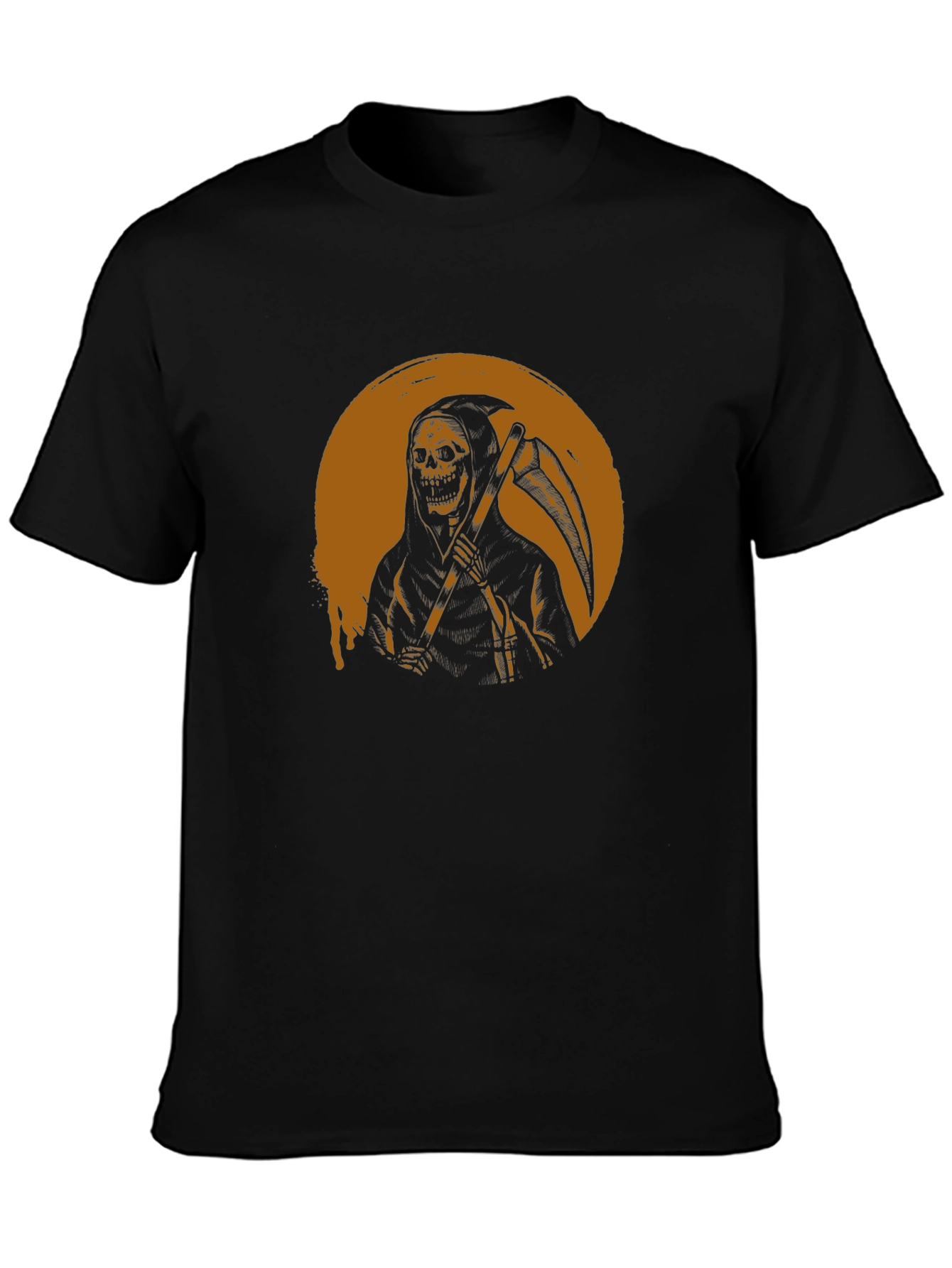 Grim Reaper Graphic Black T-Shirt
