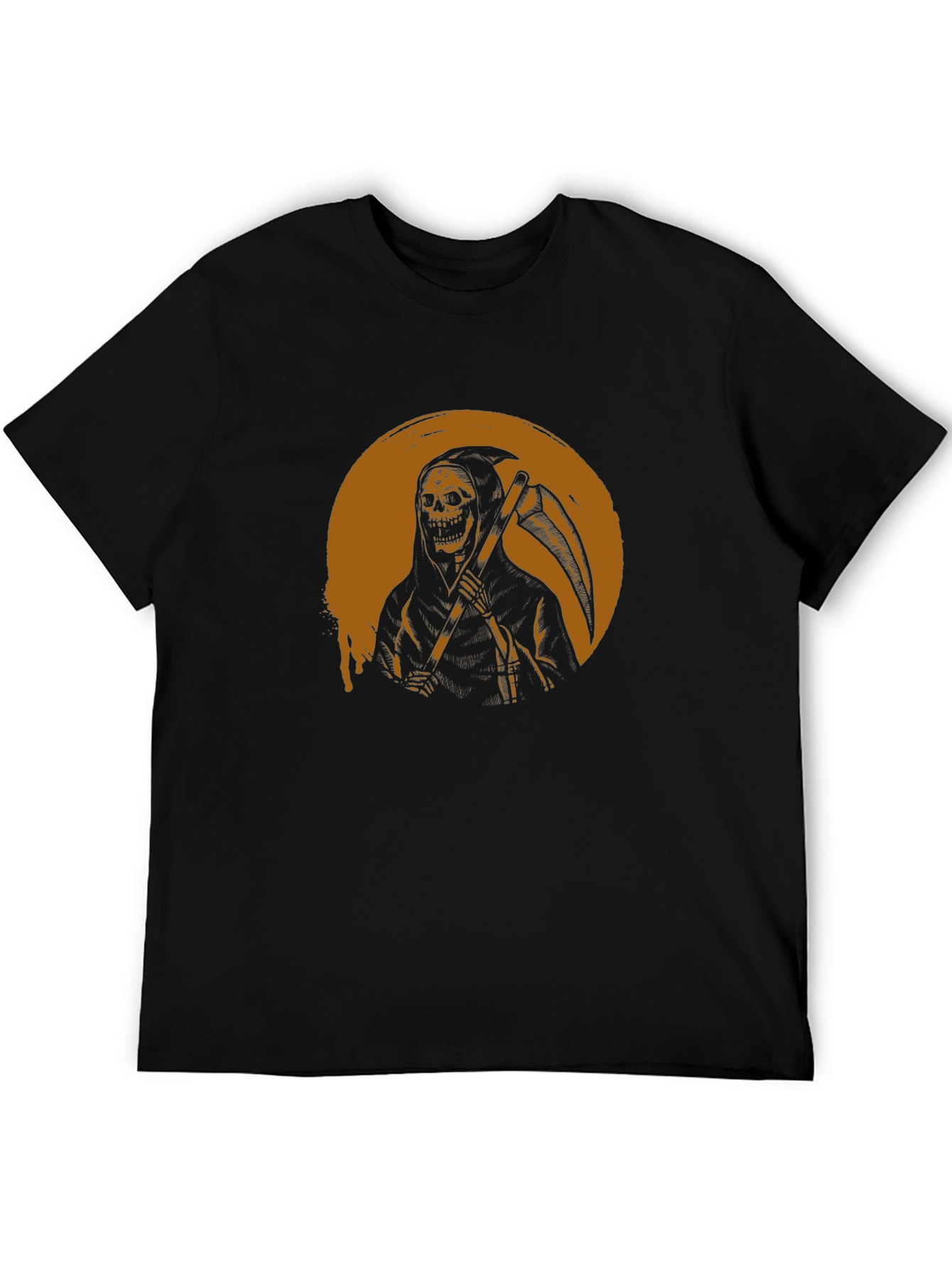 Grim Reaper Graphic Black T-Shirt