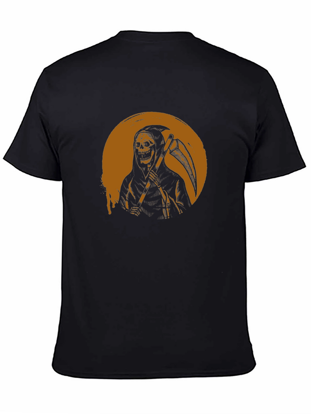 Grim Reaper Graphic Black T-Shirt