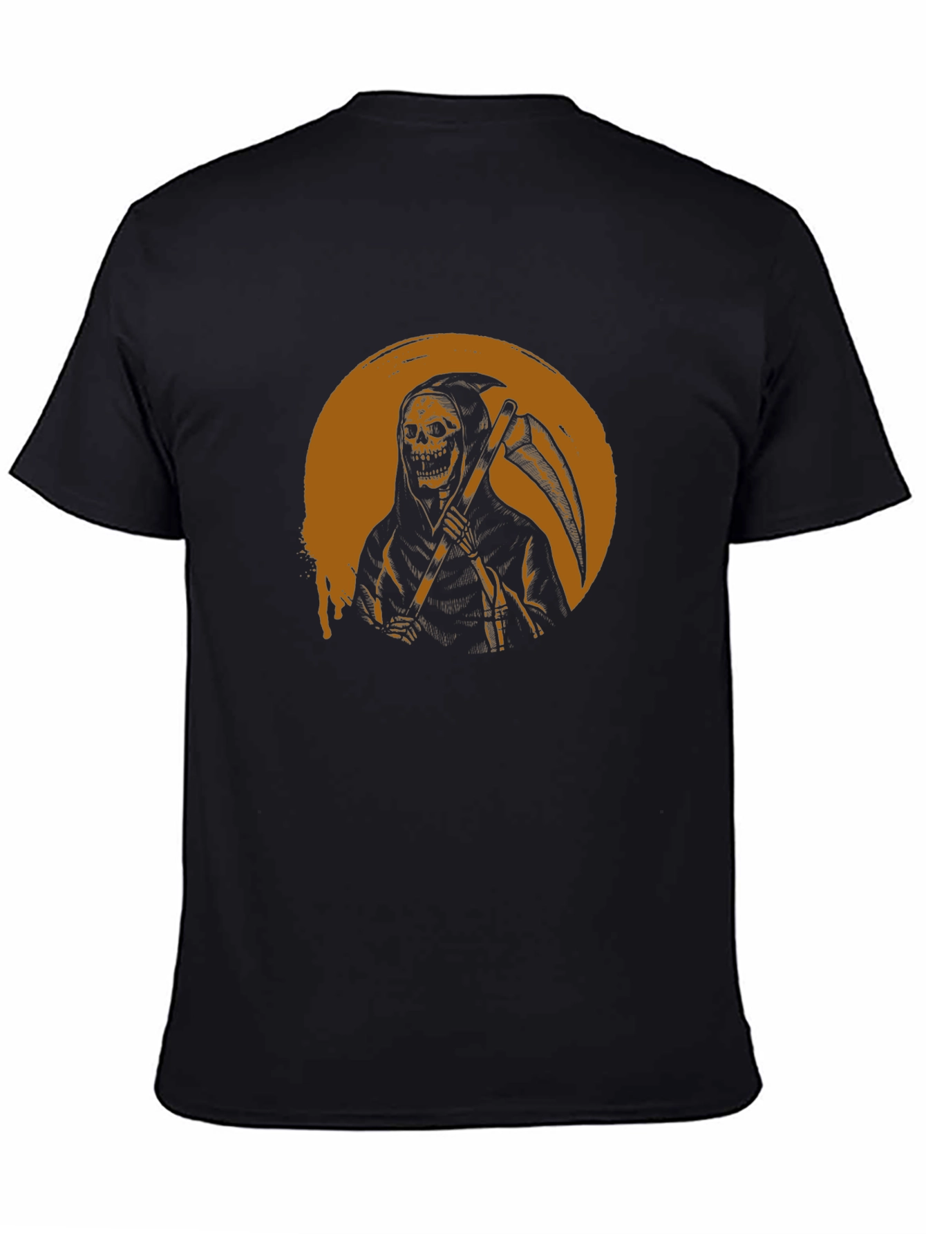 Grim Reaper Graphic Black T-Shirt