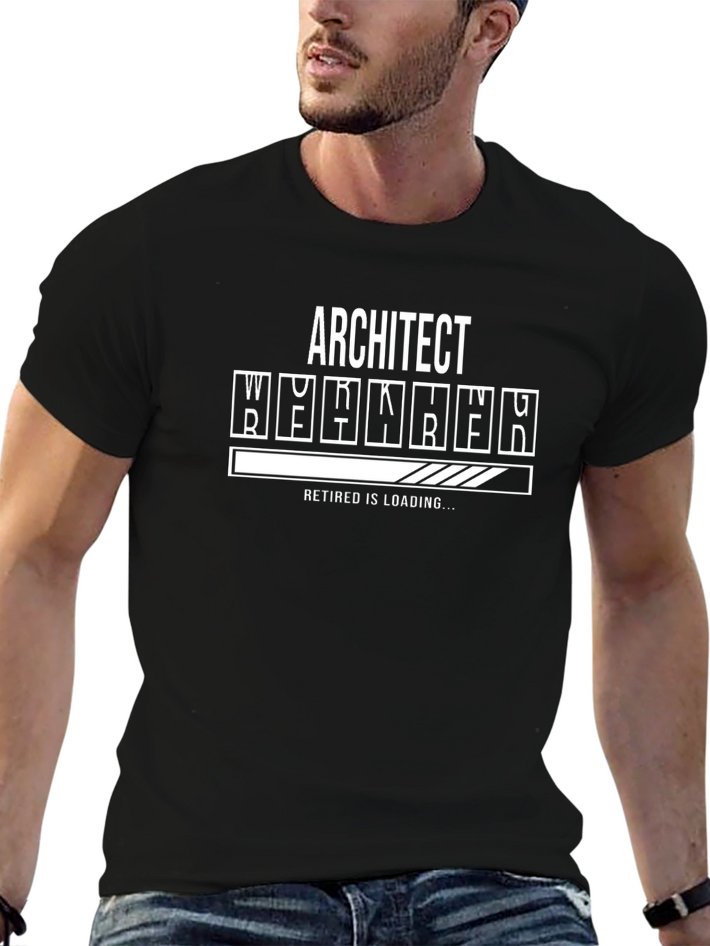 Architect Retirement Loading T-Shirt