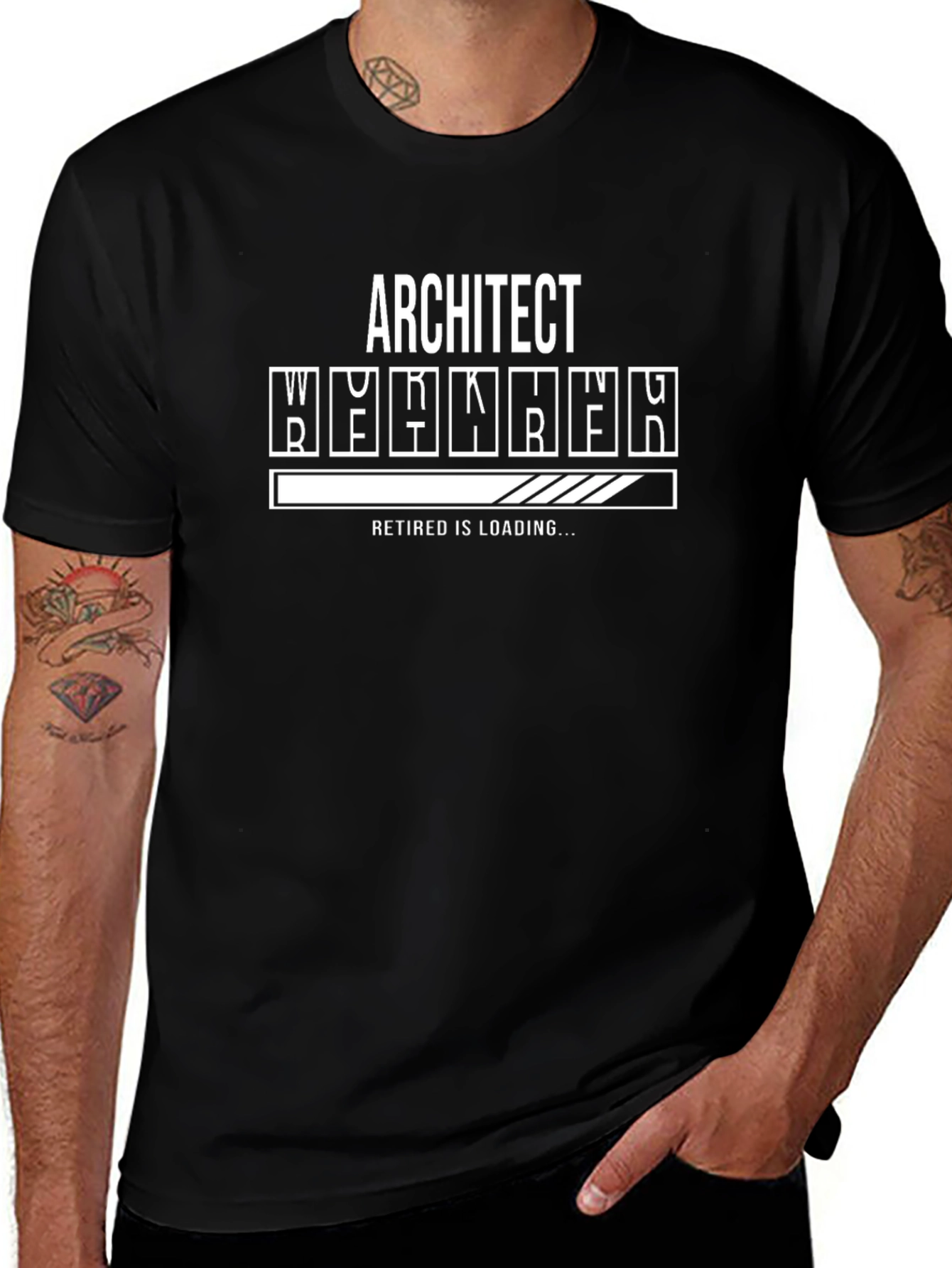 Architect Retirement Loading T-Shirt