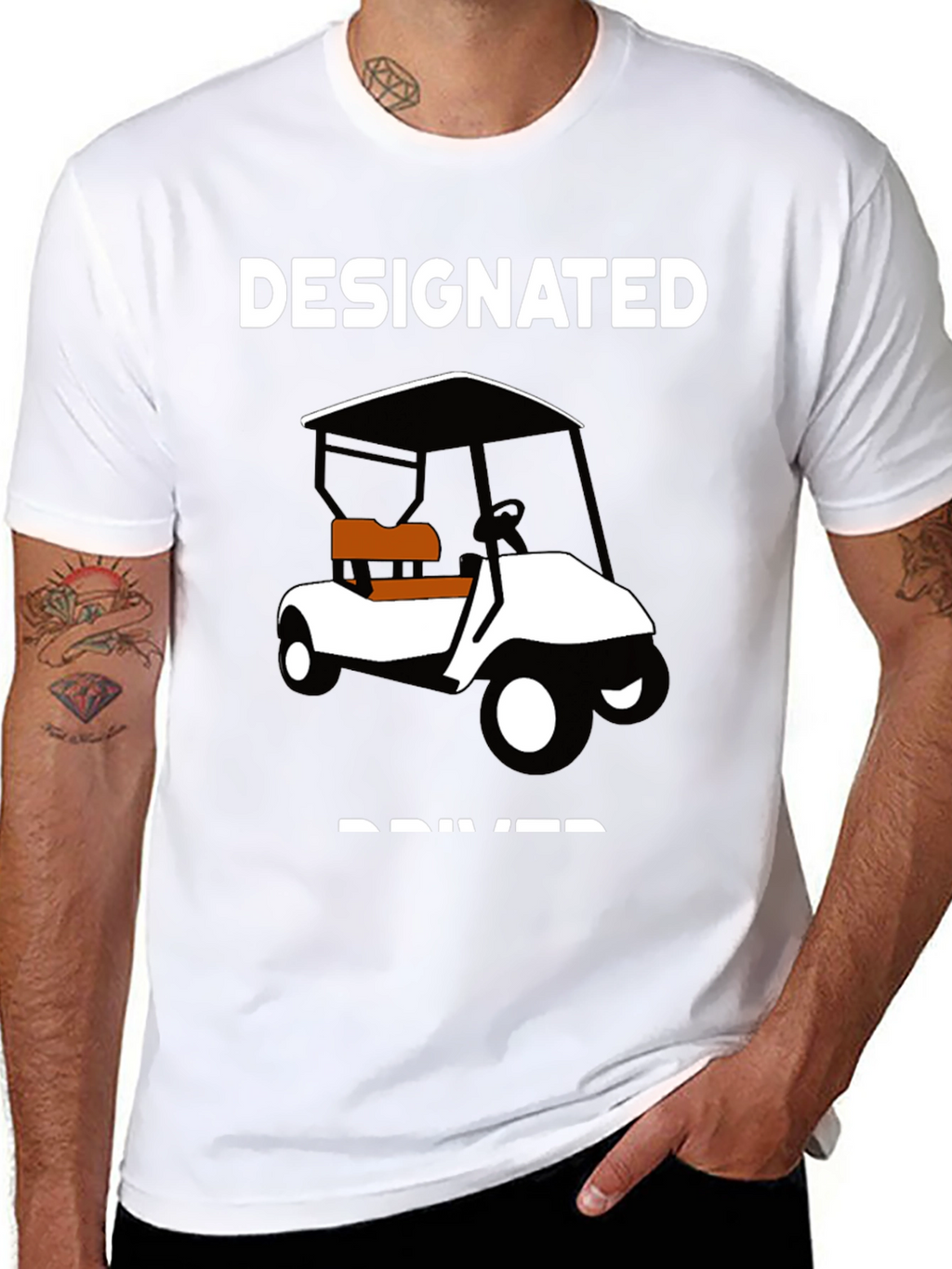 Designated Driver Golf Cart T-Shirt