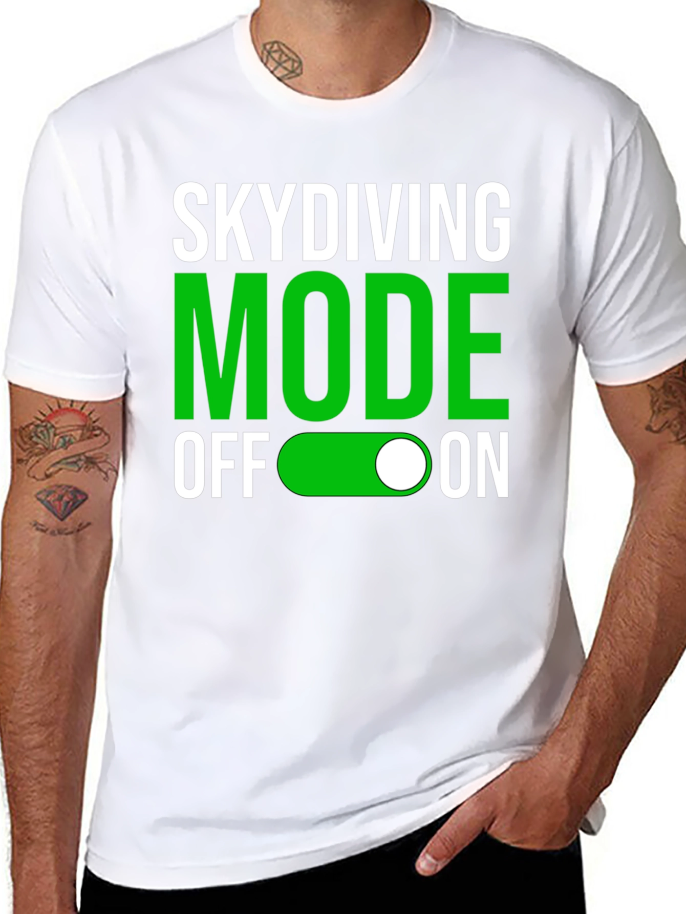 Skydiving Mode T-Shirt - Funny Jumper Gift Tee