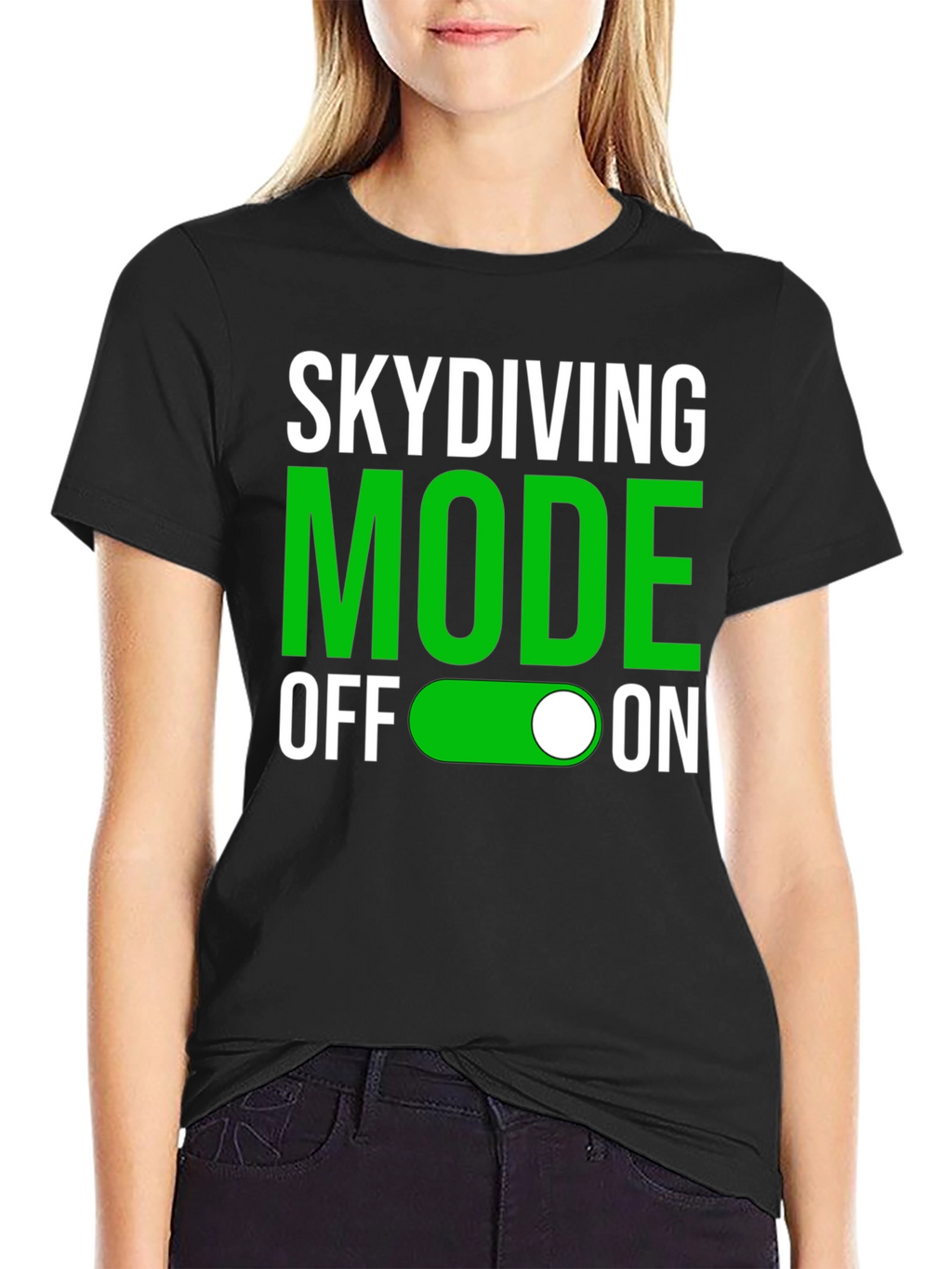 Skydiving Mode T-Shirt - Funny Jumper Gift Tee