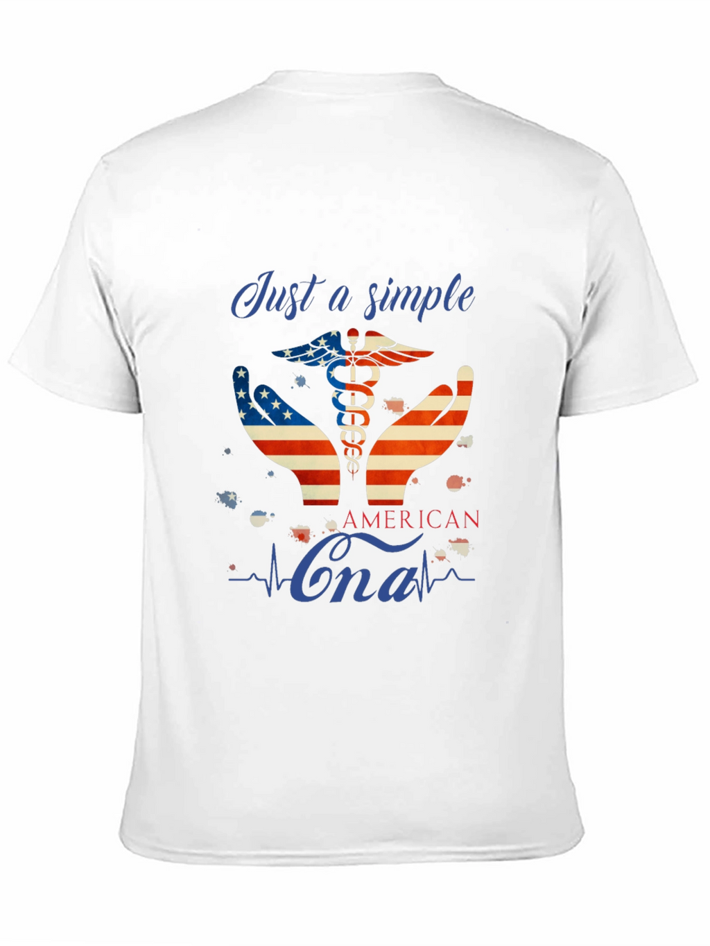 American CNA T-Shirt - Patriotic Healthcare Apparel