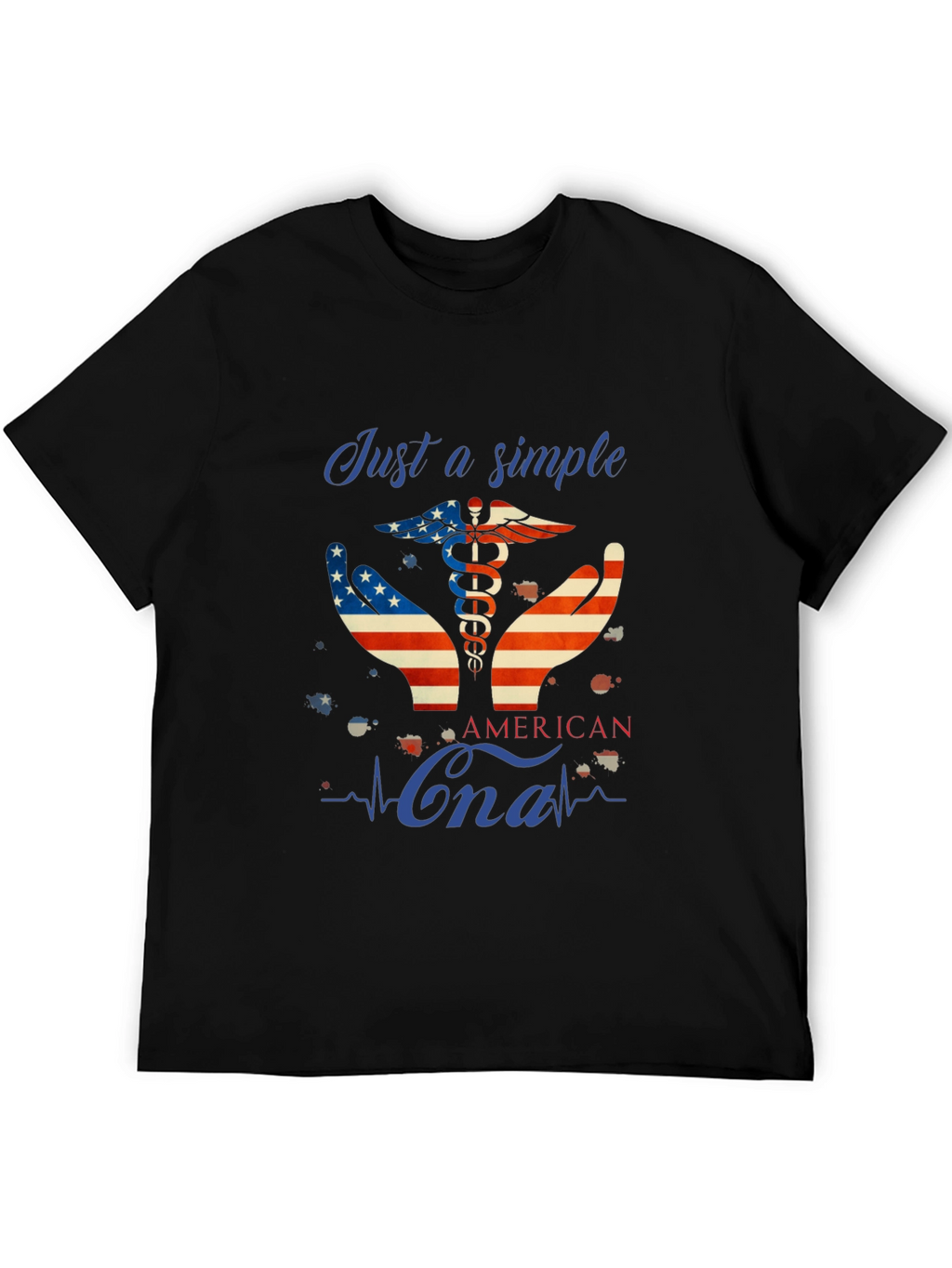 American CNA T-Shirt - Patriotic Healthcare Apparel
