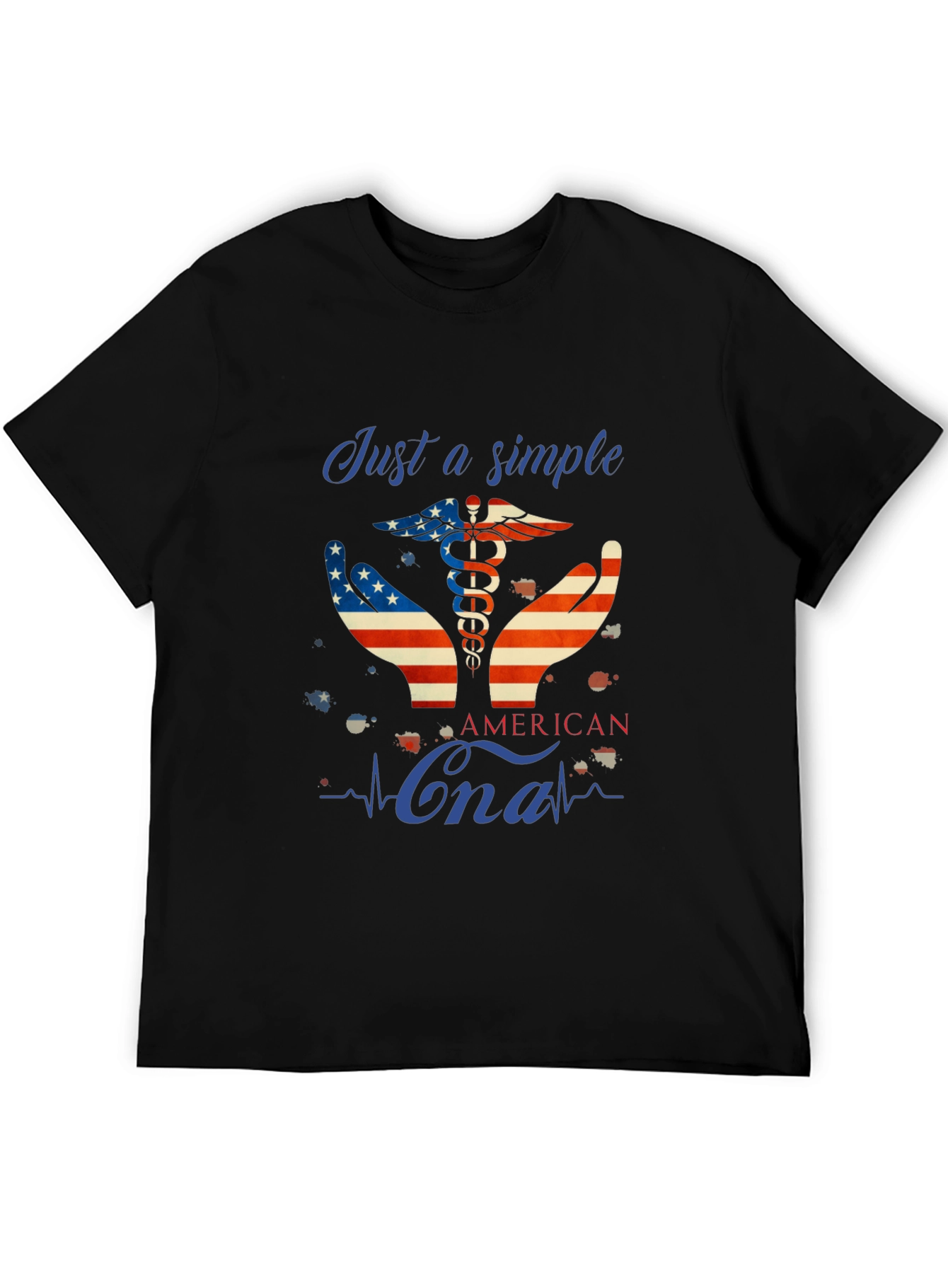 American CNA T-Shirt - Patriotic Healthcare Apparel
