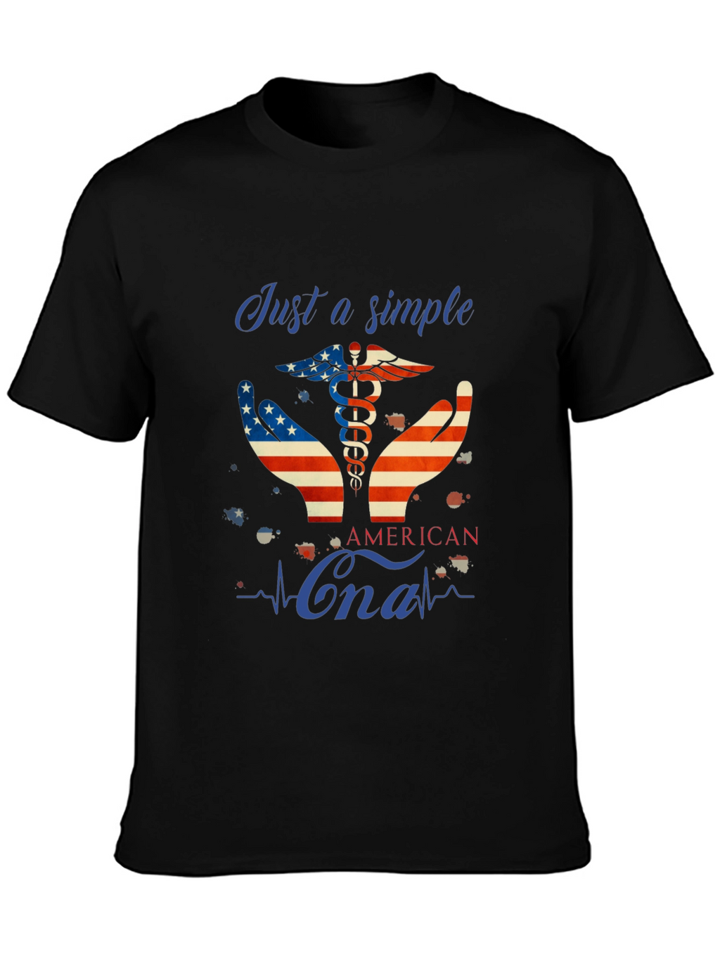 American CNA T-Shirt - Patriotic Healthcare Apparel