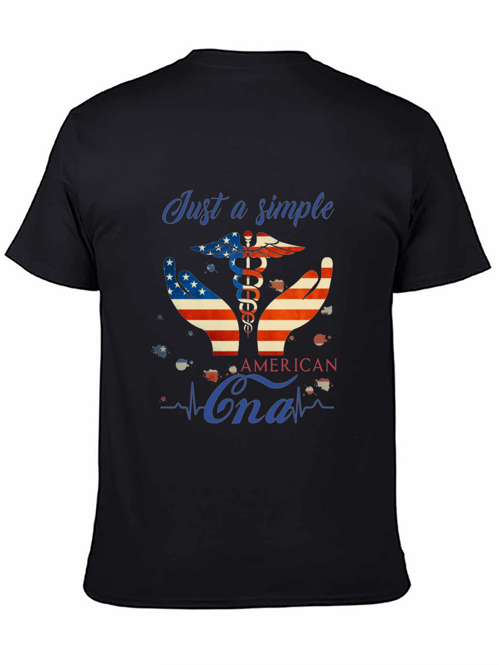 American CNA T-Shirt - Patriotic Healthcare Apparel