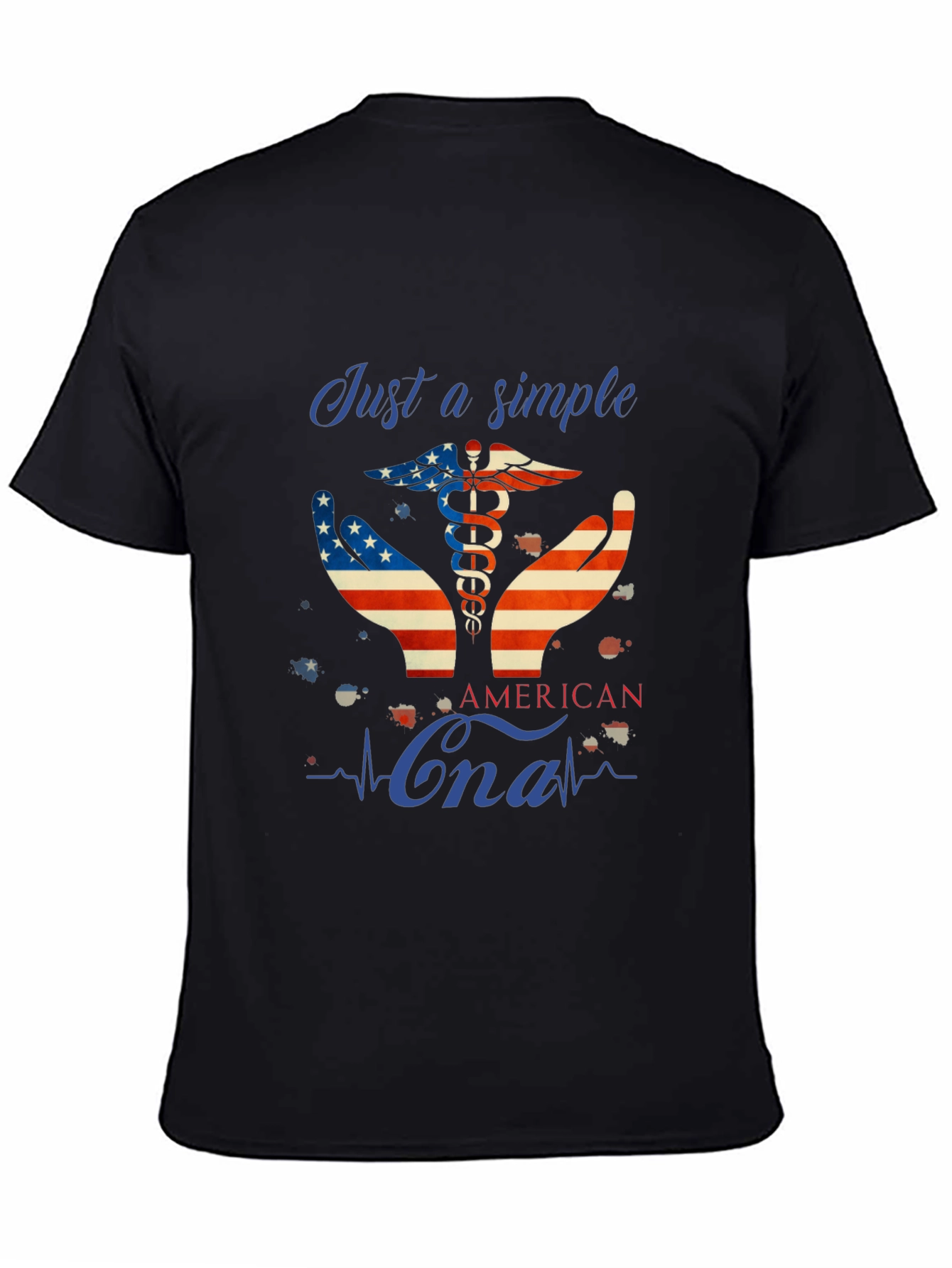 American CNA T-Shirt - Patriotic Healthcare Apparel