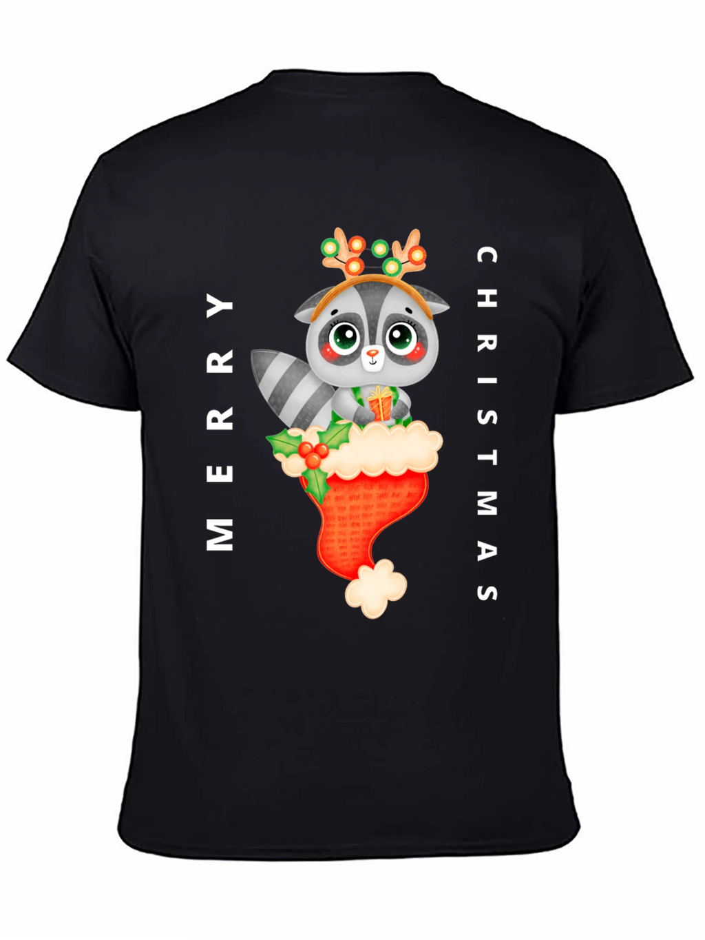 Merry Christmas Raccoon T-Shirt