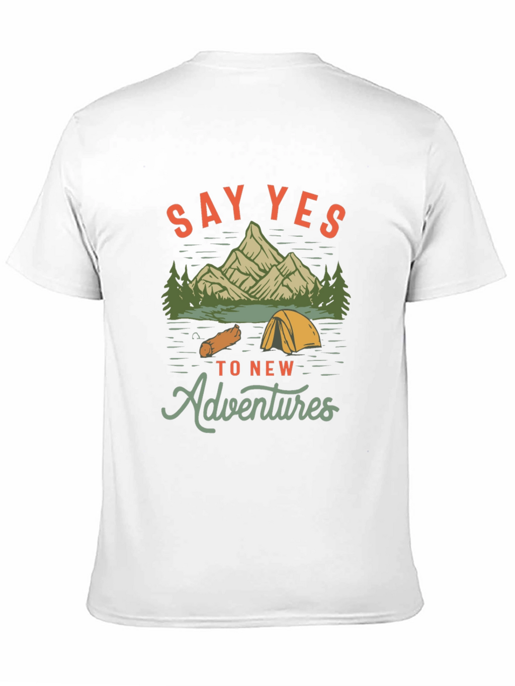 Adventure Awaits: Say Yes Black Graphic Tee
