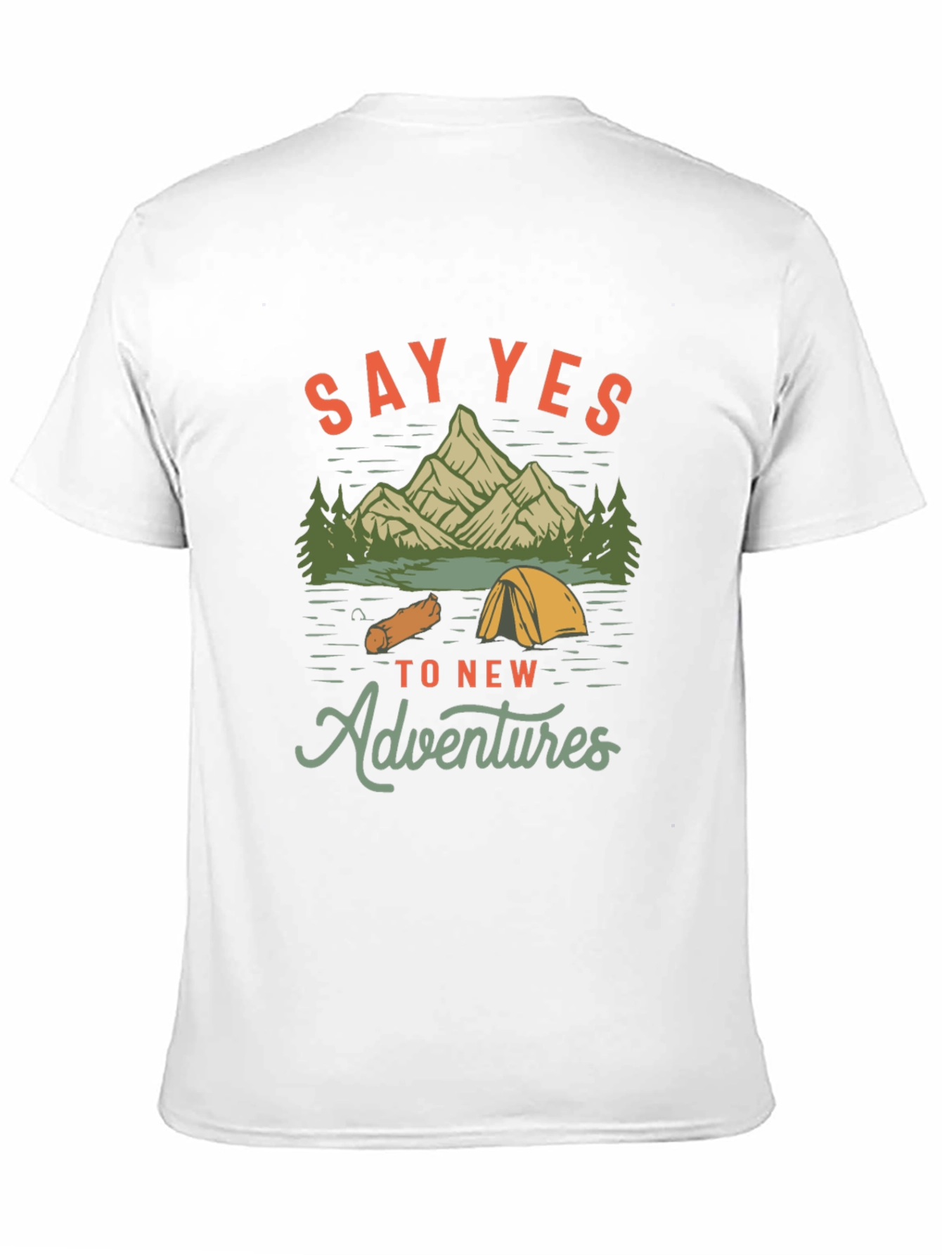 Adventure Awaits: Say Yes Black Graphic Tee