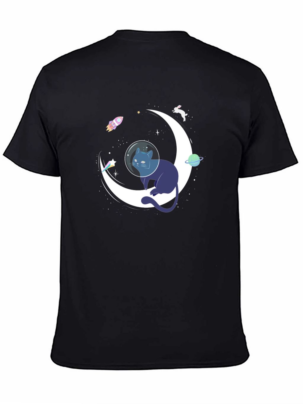 Cosmic Cat T-Shirt - Space Adventure Tee