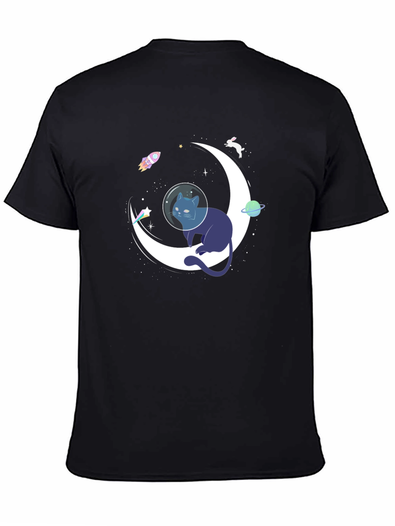 Cosmic Cat T-Shirt - Space Adventure Tee