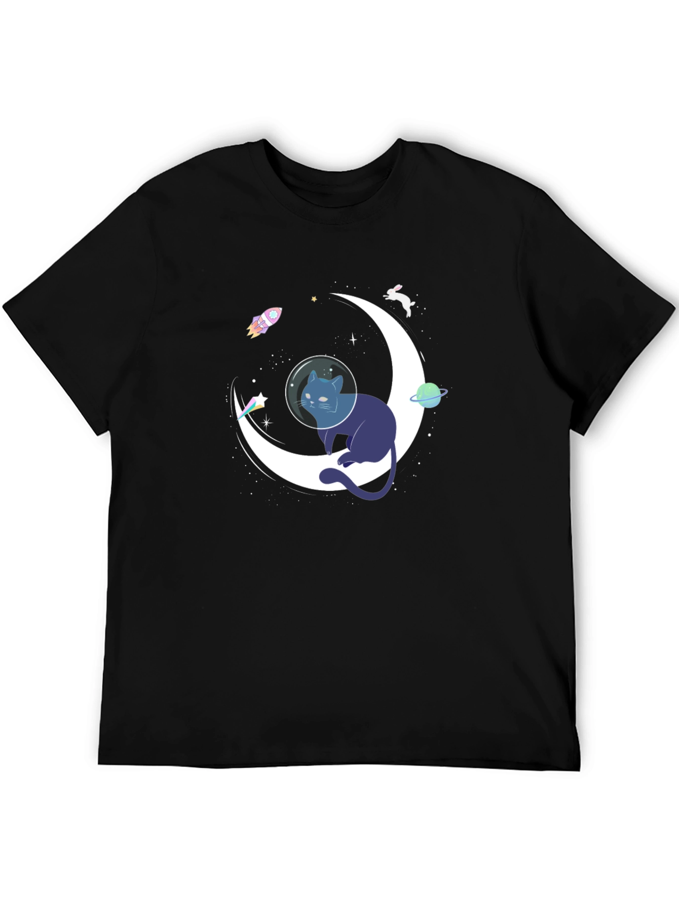 Cosmic Cat T-Shirt - Space Adventure Tee