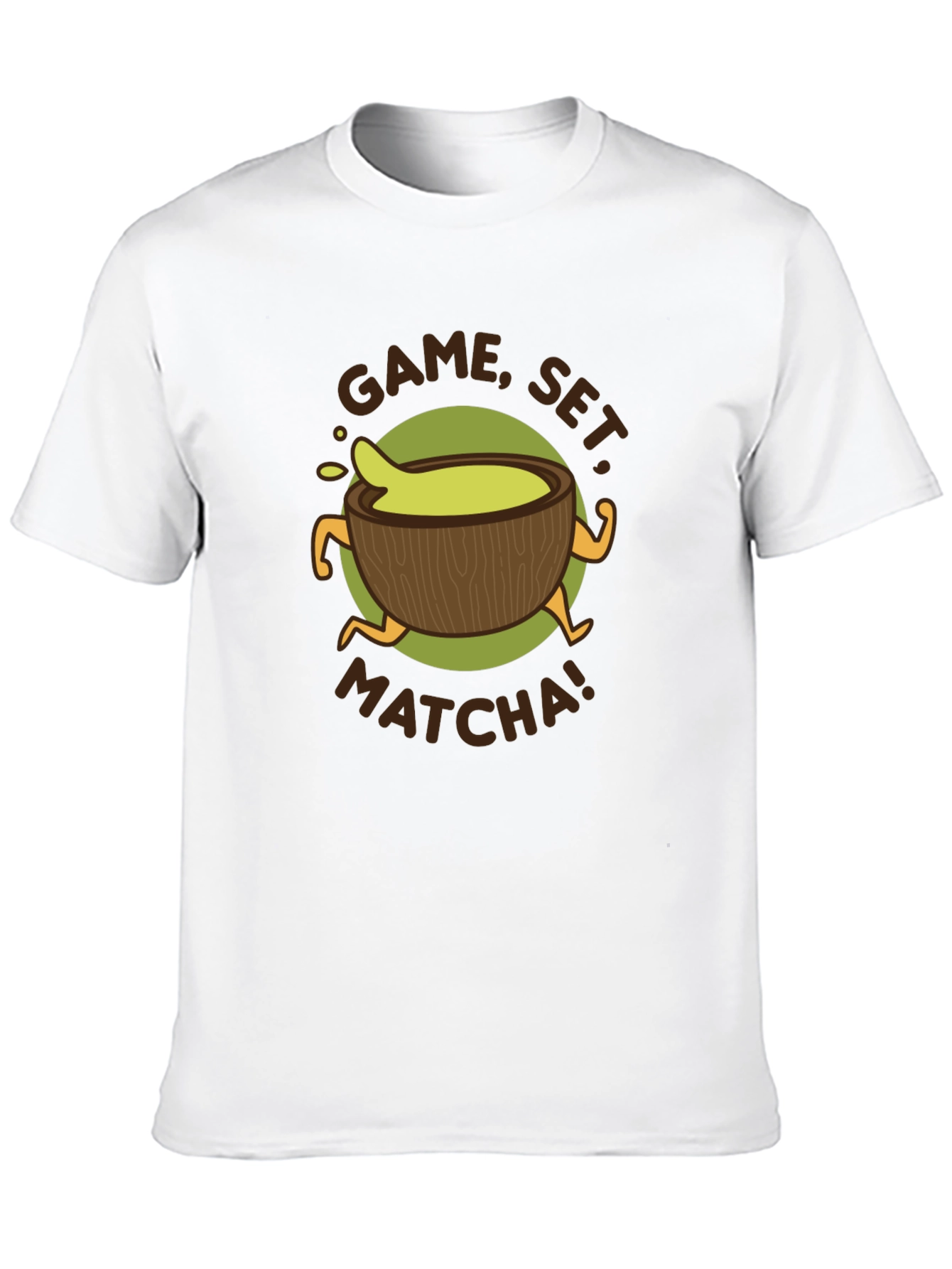 Game Set Matcha! Black Graphic Tee