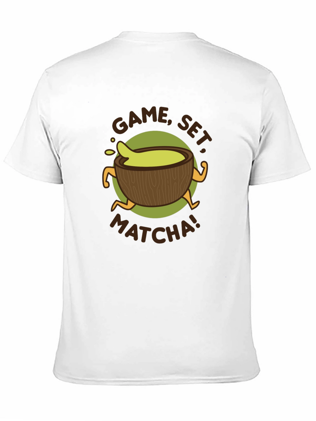 Game Set Matcha! Black Graphic Tee