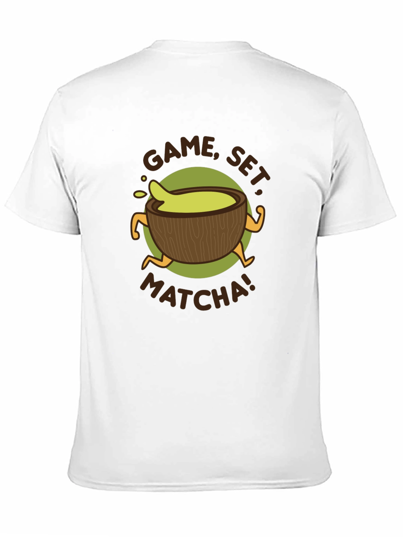Game Set Matcha! Black Graphic Tee