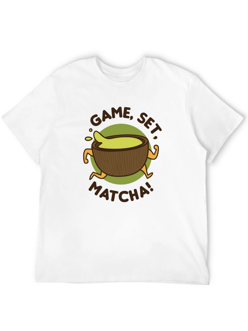 Game Set Matcha! Black Graphic Tee
