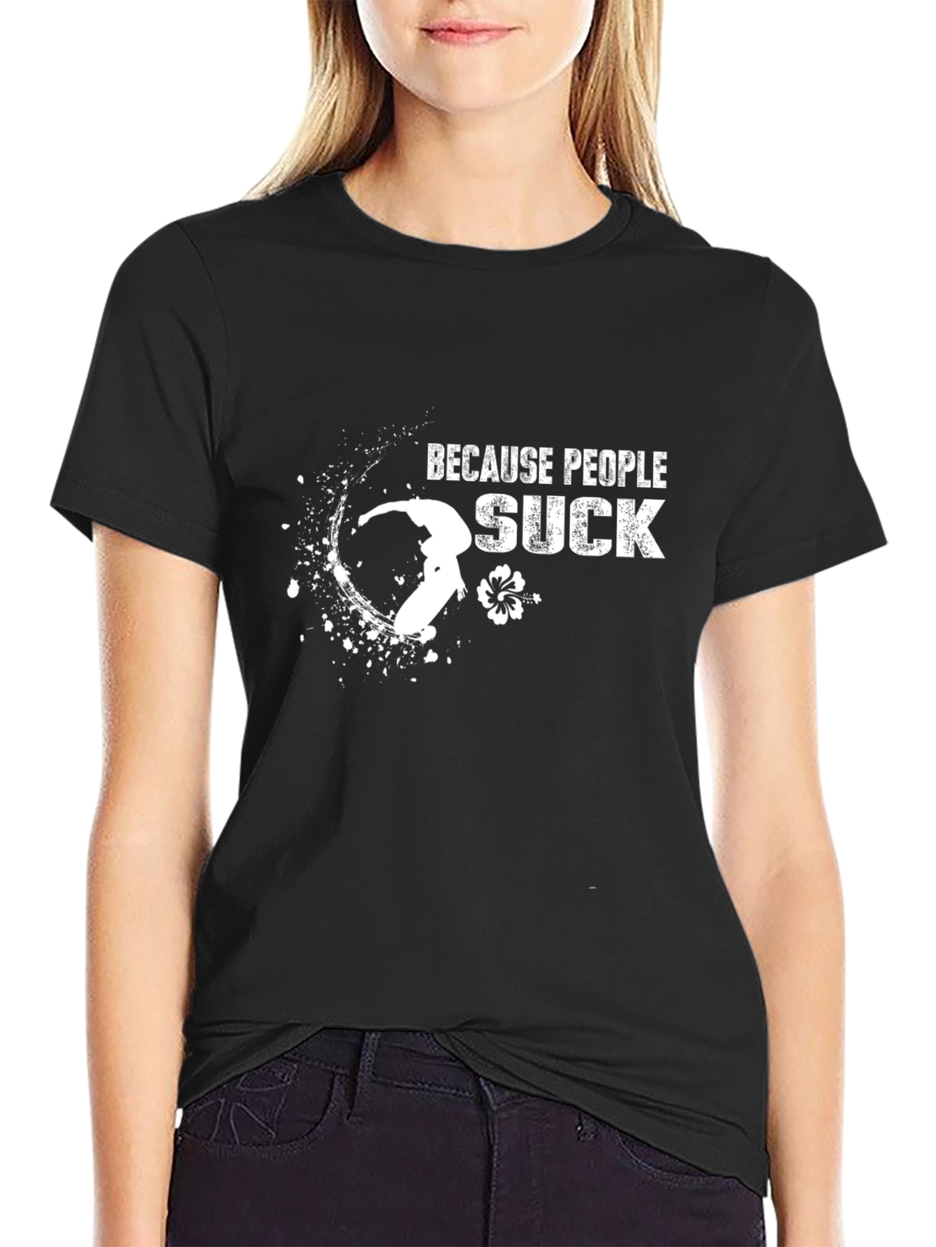 Because People Suck Graphic Tee
