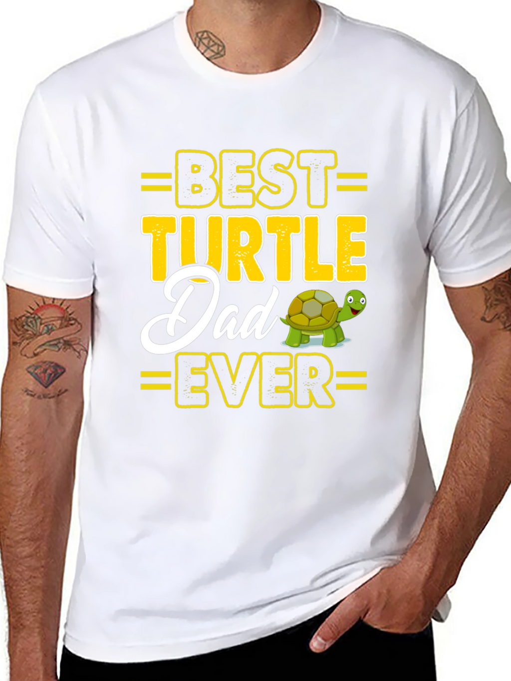 Best Turtle Dad Ever Graphic Tee