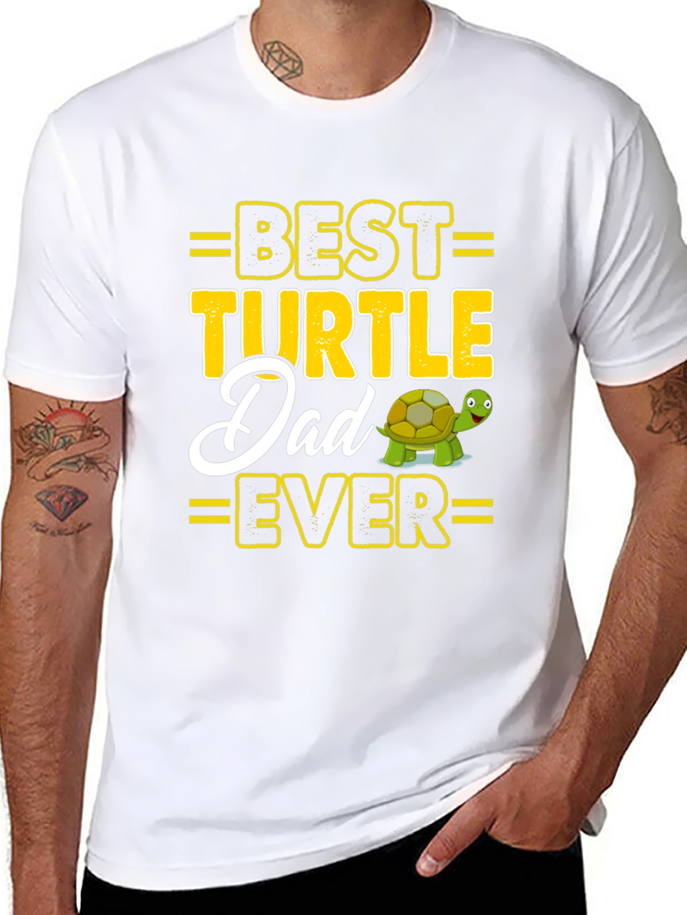 Best Turtle Dad Ever Graphic Tee