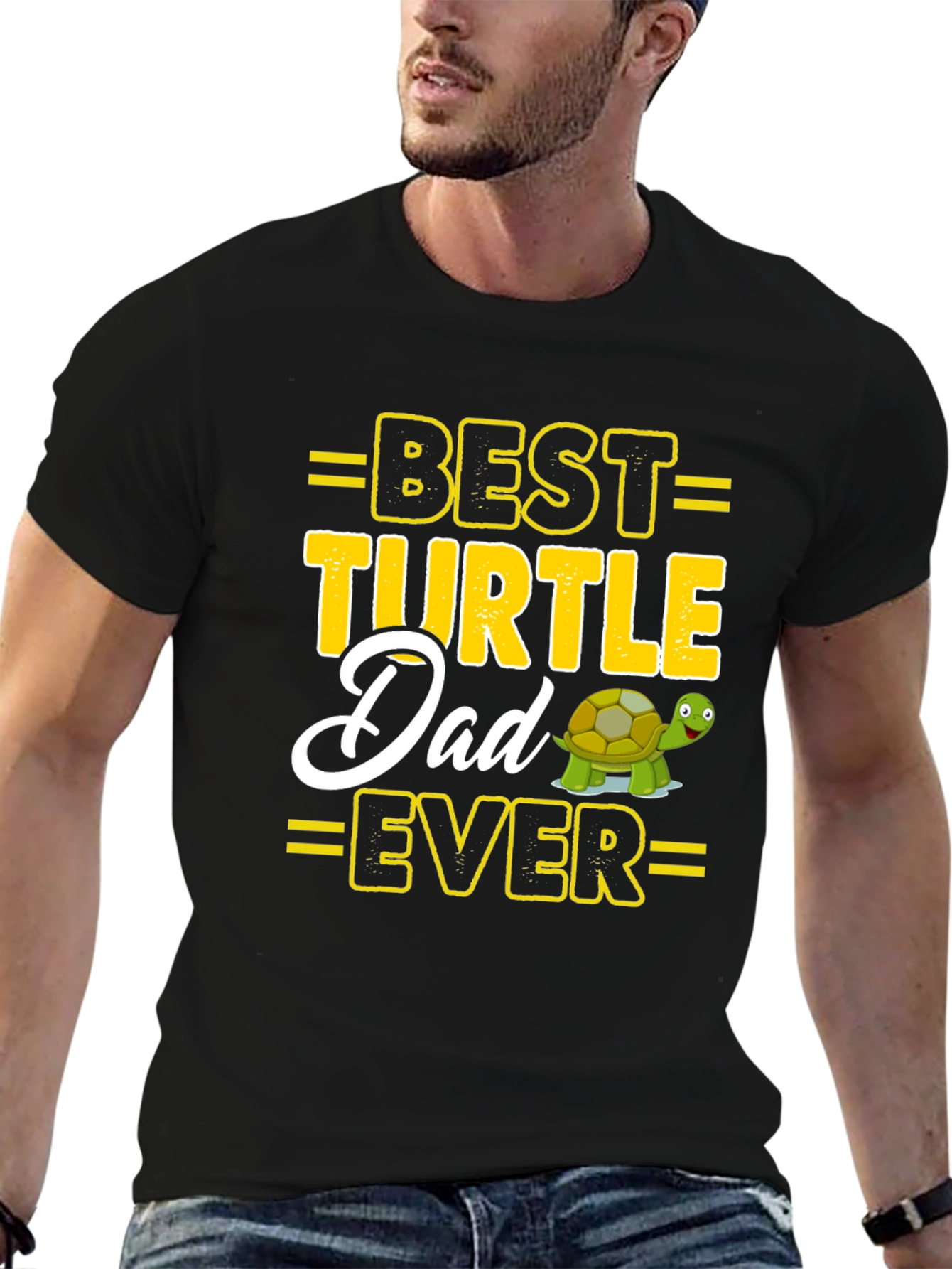 Best Turtle Dad Ever Graphic Tee