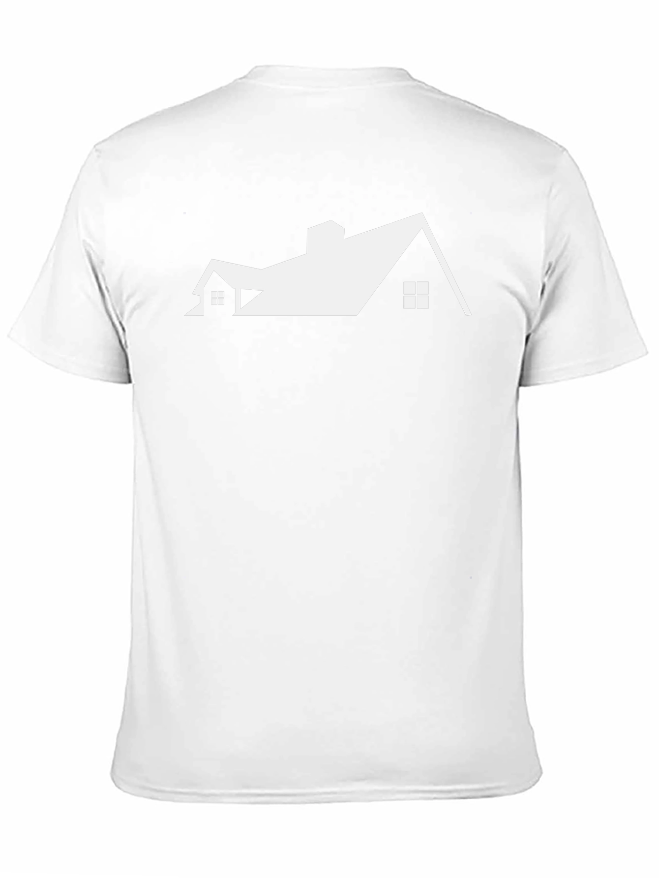 House Roof Graphic Tee - Modern Architect Style